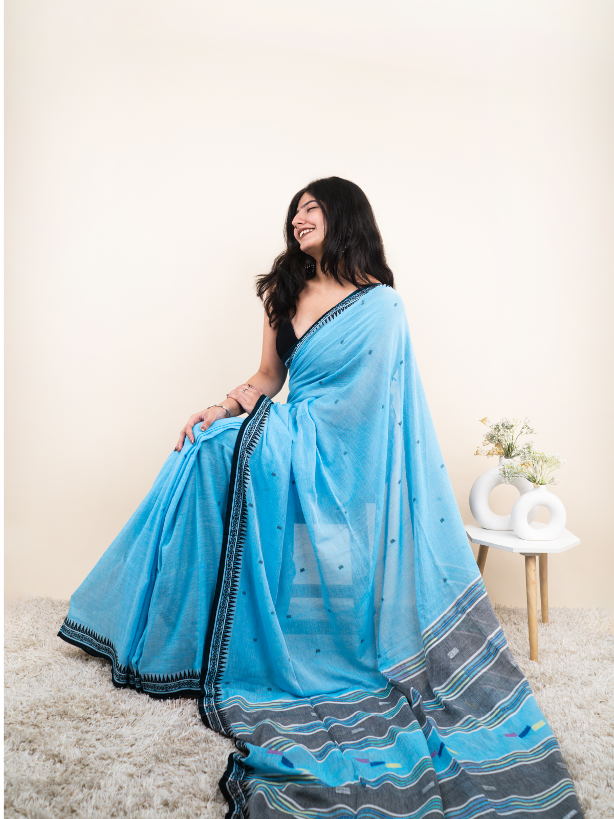Rivaayat Mulmul Saree