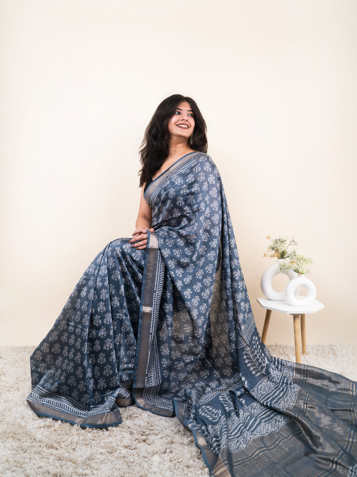 Rajleela Maheshwari Cotton Silk Saree