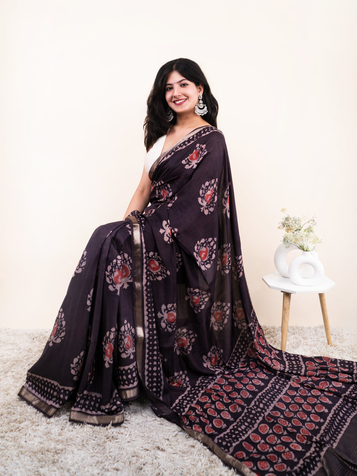 Nooristan Modal Silk Saree