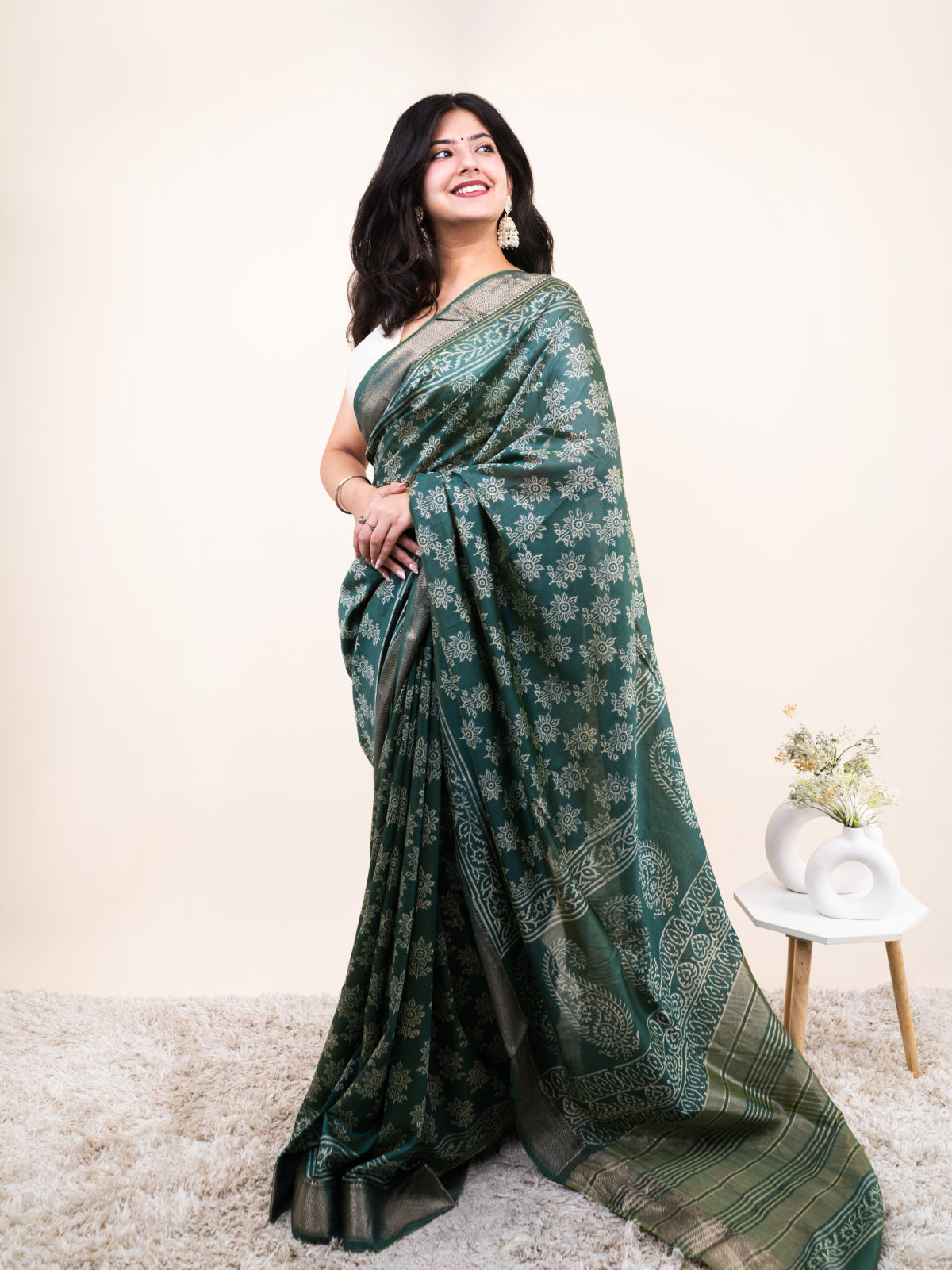Rekha Maheshwari Cotton Silk Saree