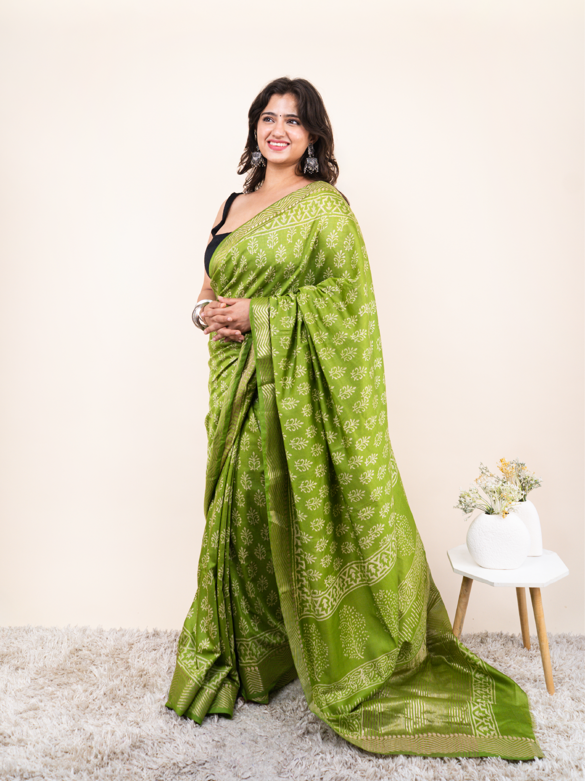 Shraya Maheshwari Cotton Silk Saree