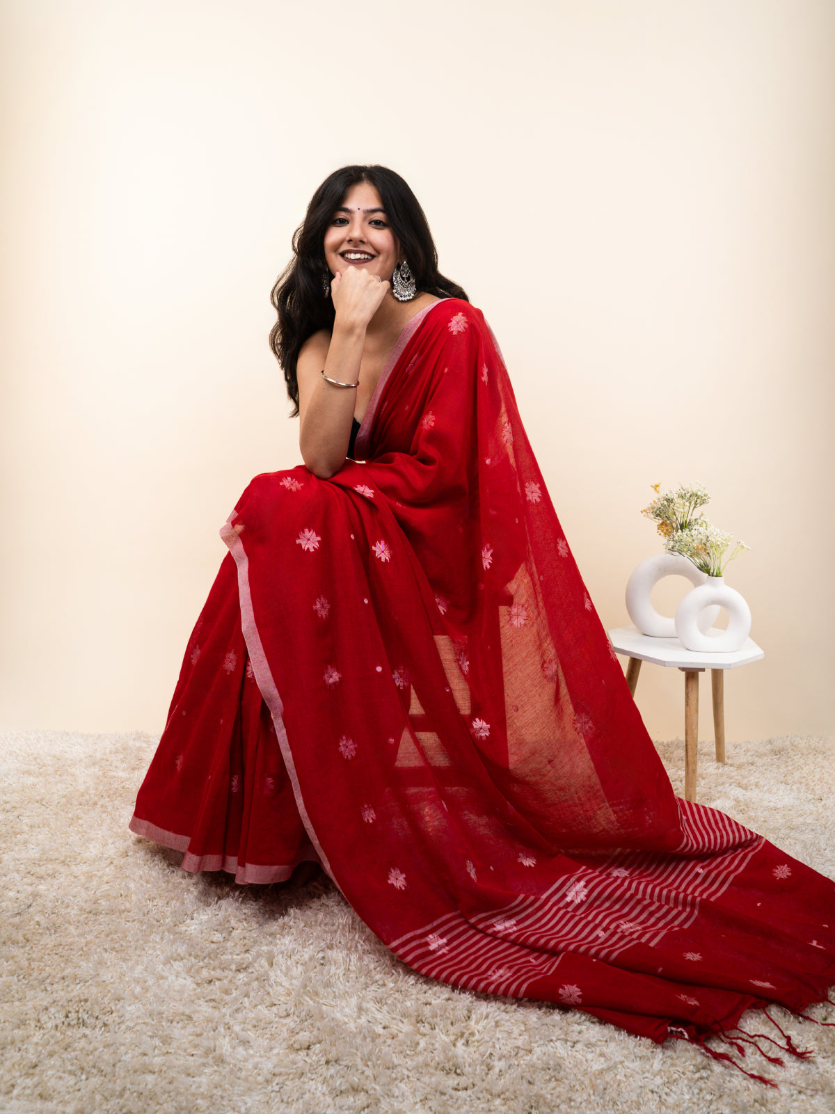 Dawn of Love Cotton Saree