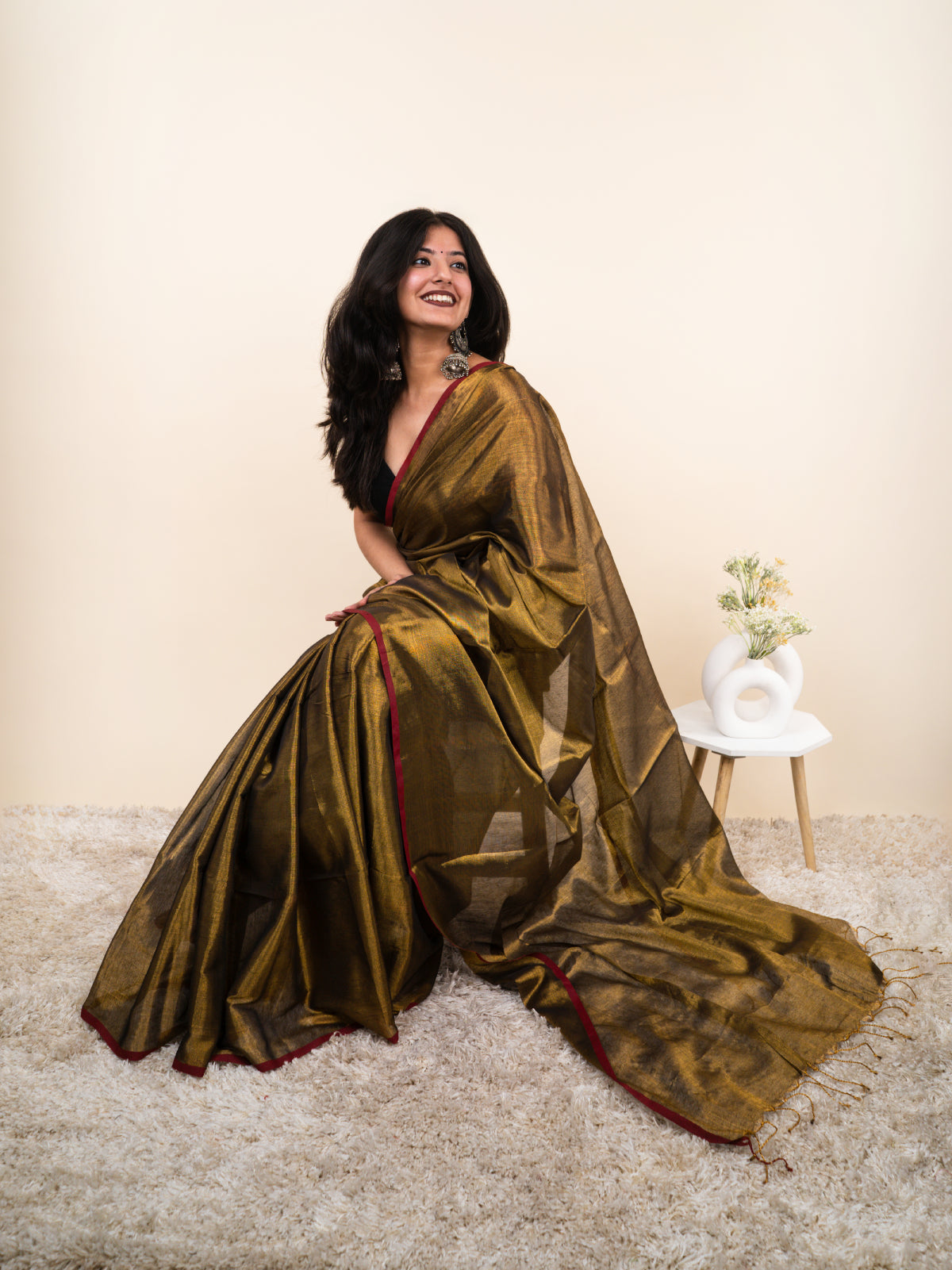 Chameli Cotton Tissue Saree