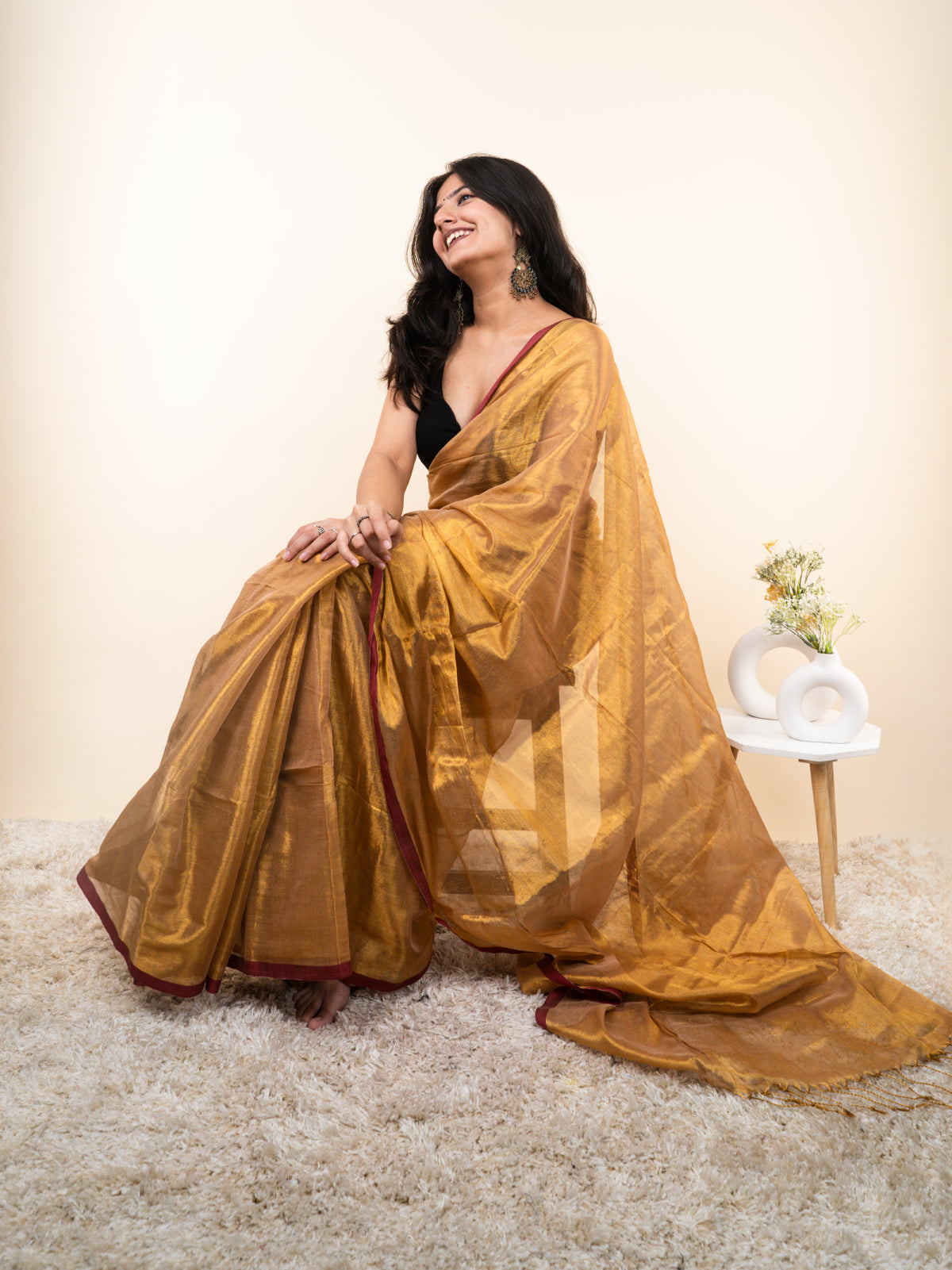 Misti Cotton Tissue Saree