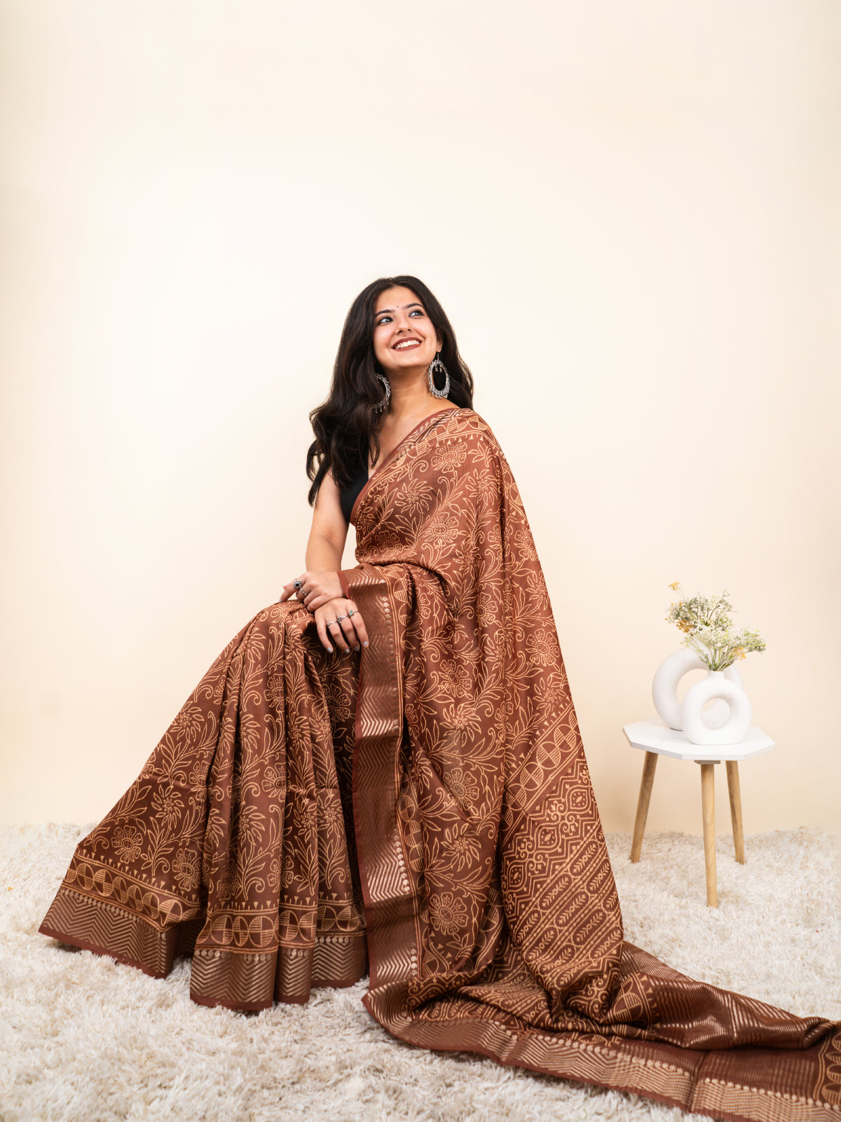 Raga Maheshwari Cotton Silk Saree