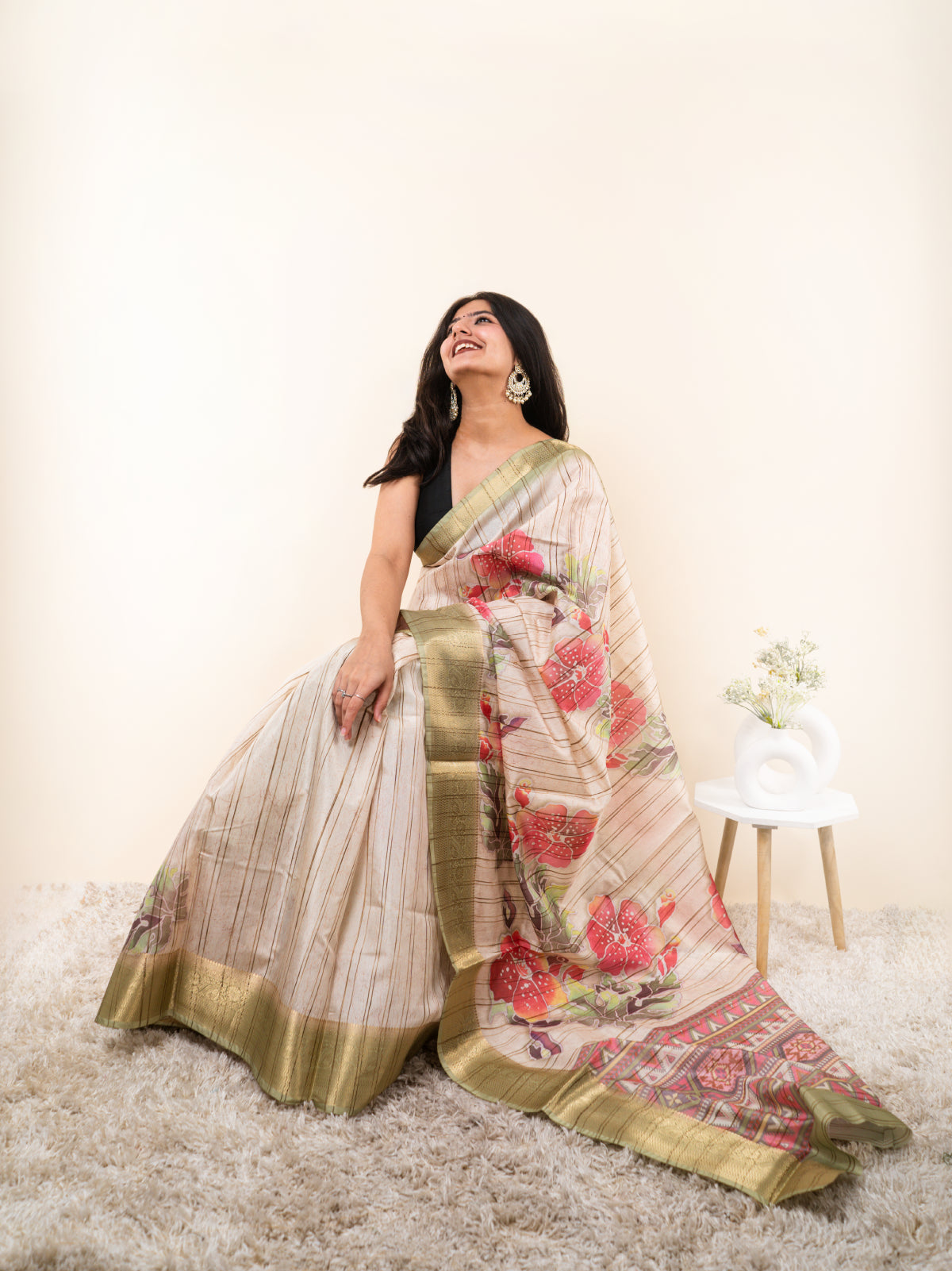 Desi Wrap Cotton Silk Saree