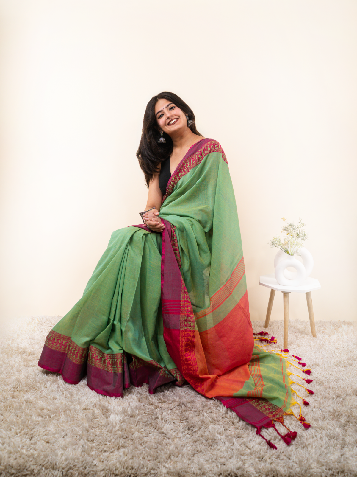 Sunehri Cotton Saree