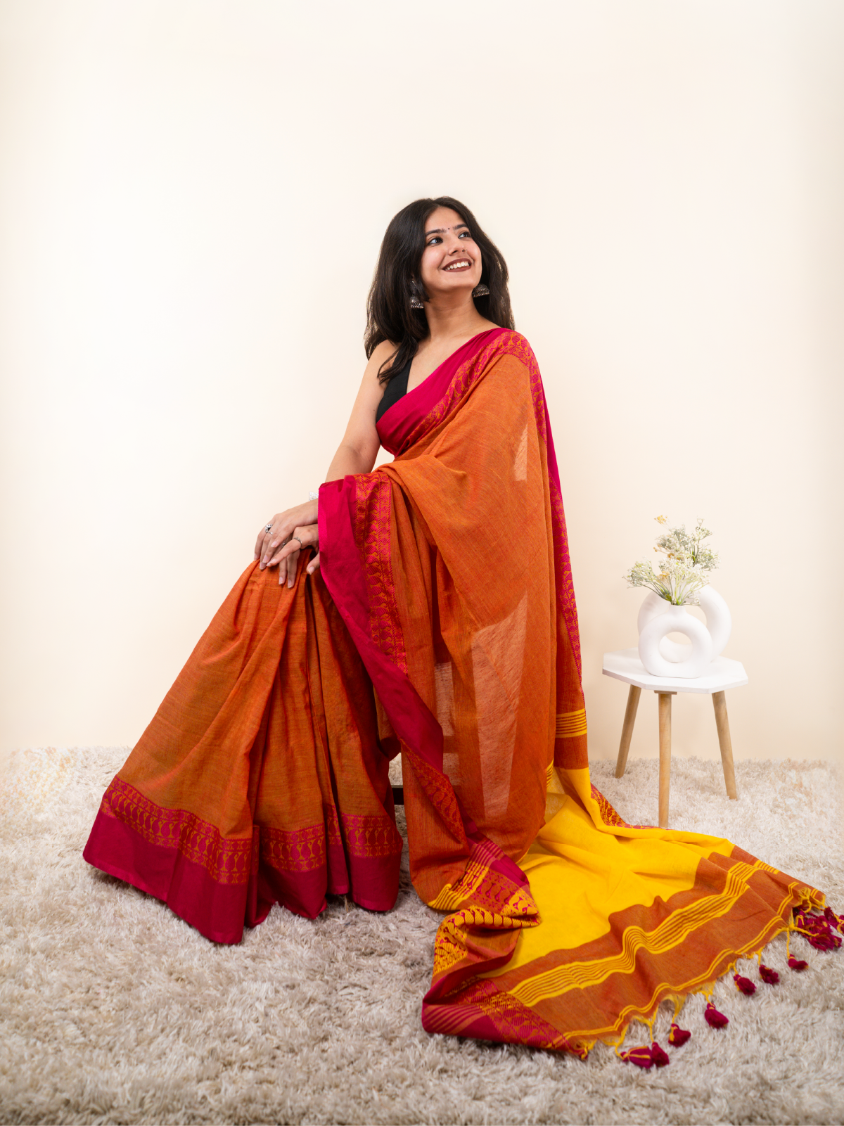 Pankhuri Cotton Saree