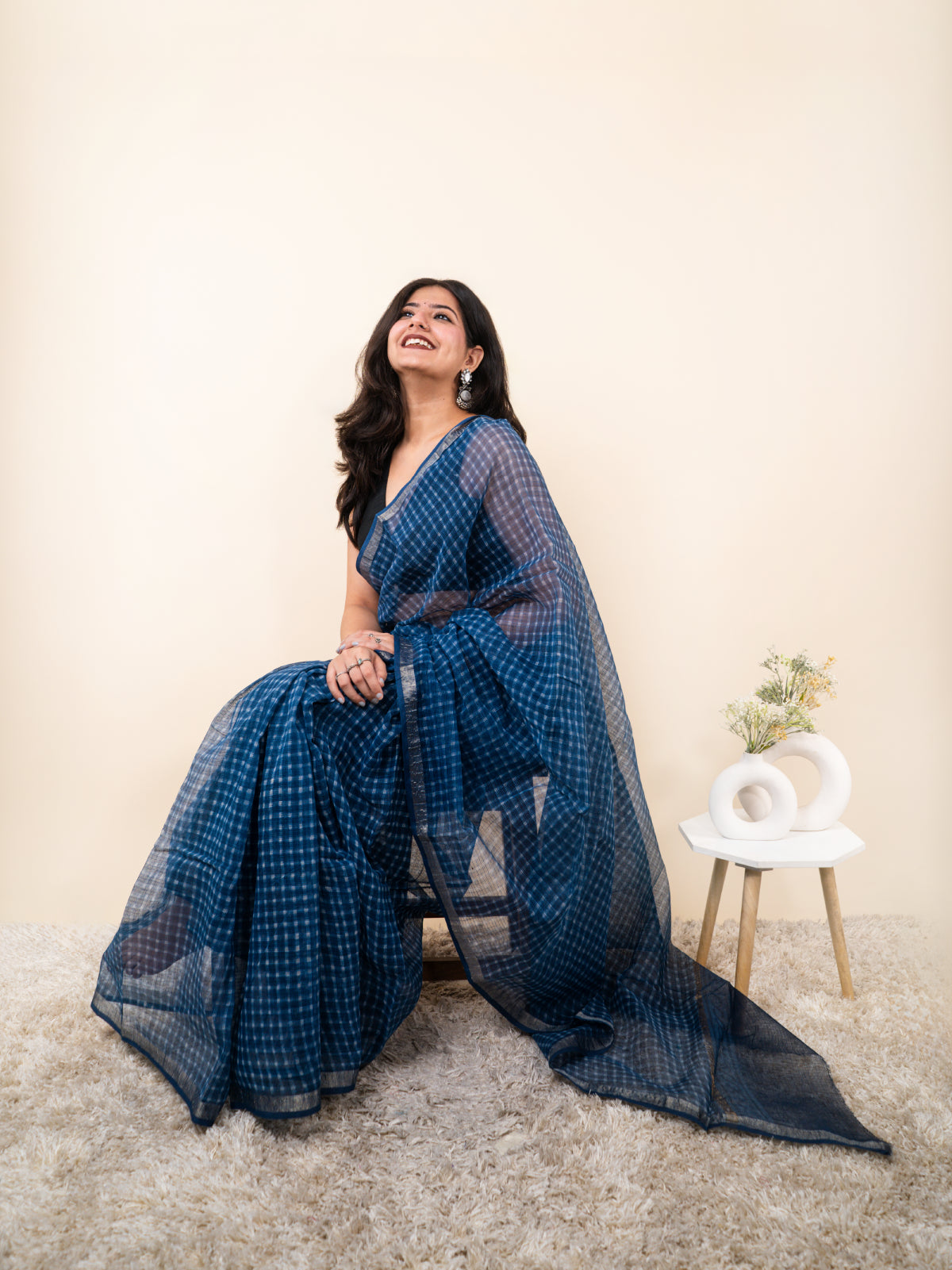 Ret Kota Cotton Saree