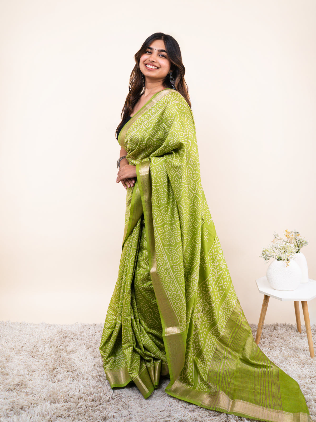 Taraya Maheshwari Cotton Silk Saree