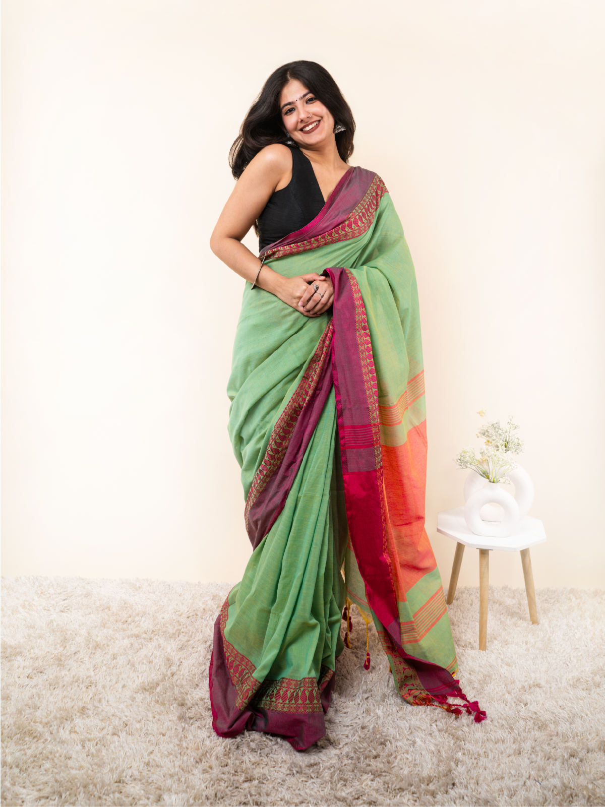 Sunehri Cotton Saree