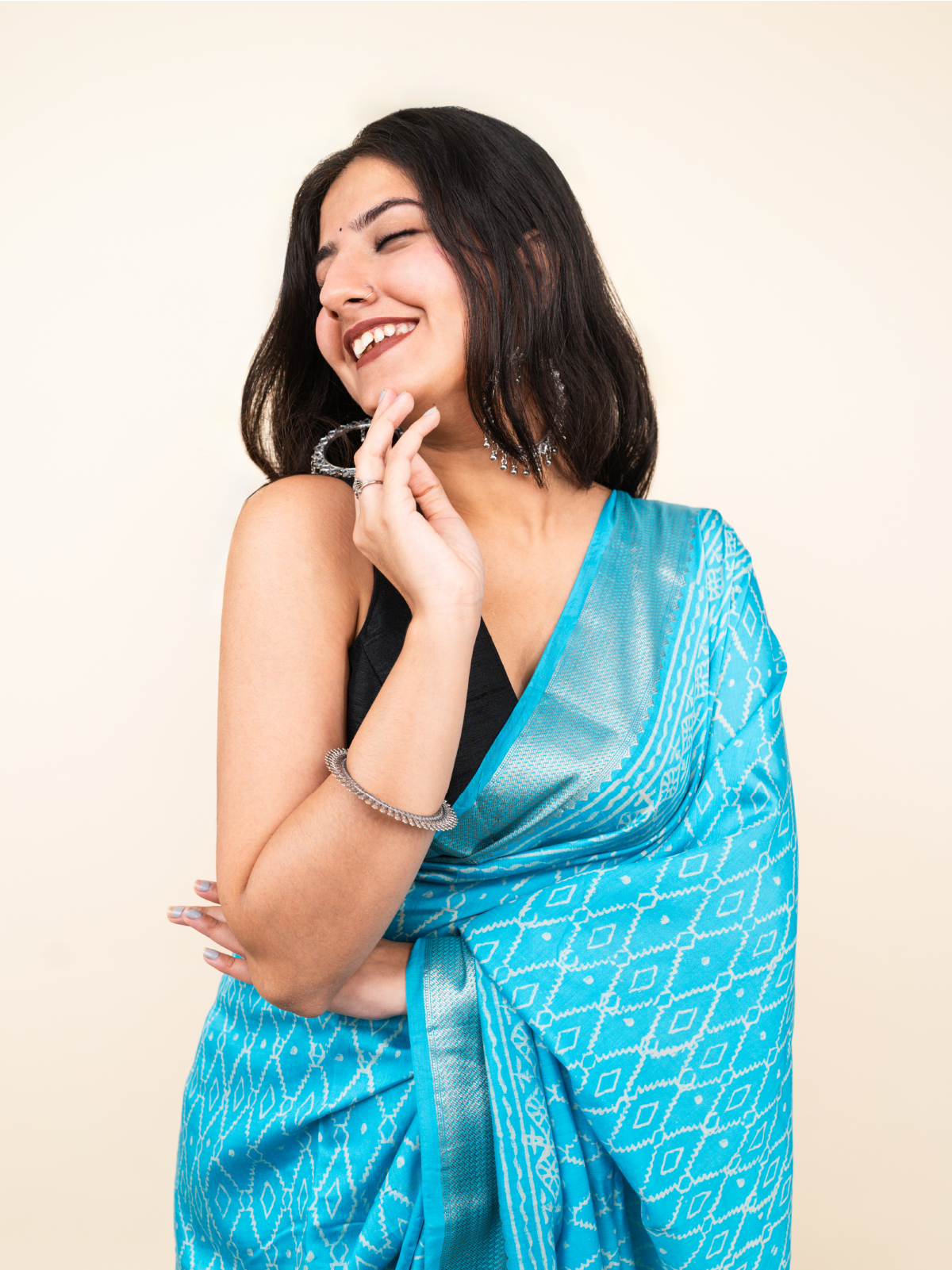 Neer Maheshwari Cotton Silk Saree
