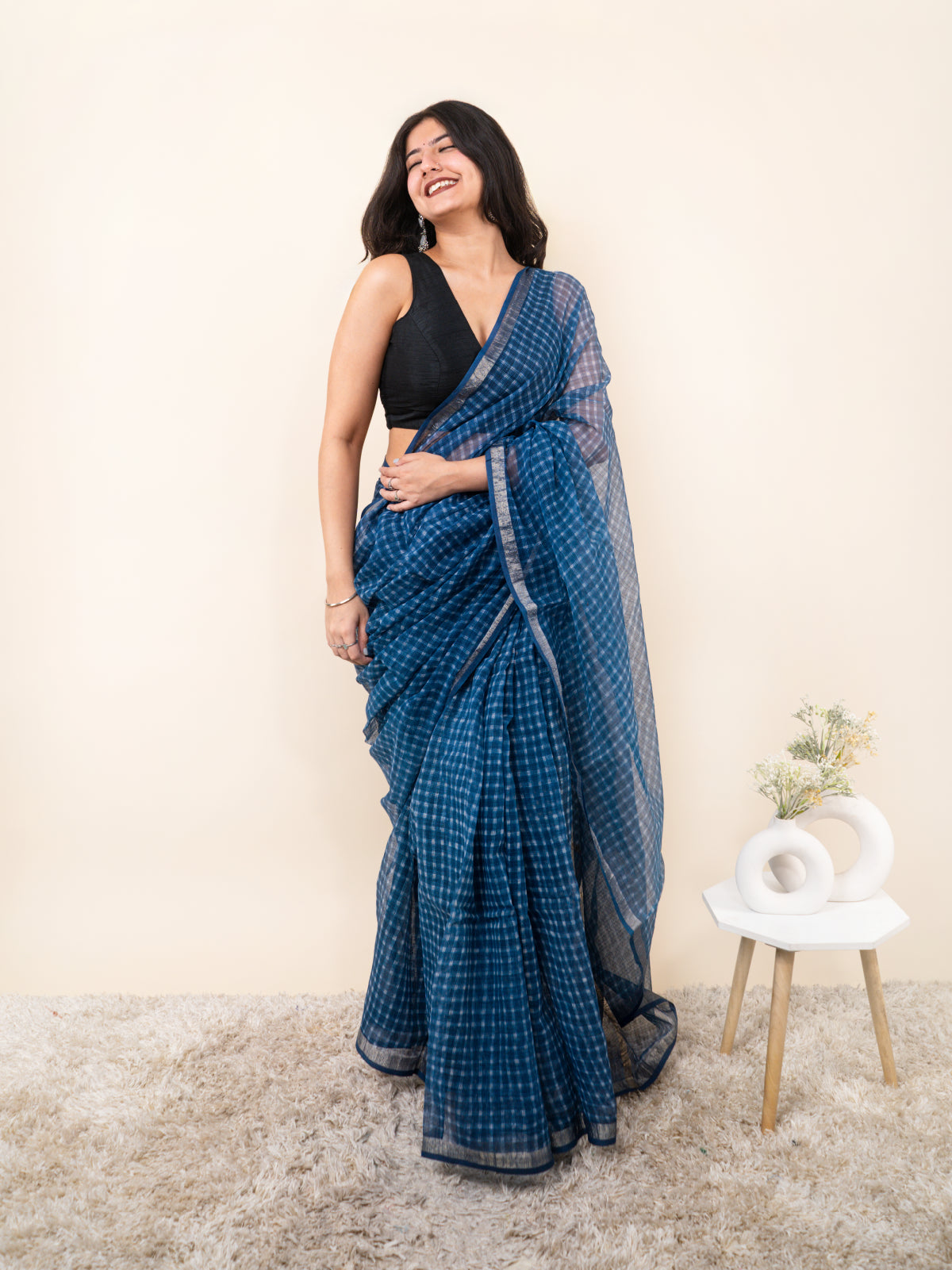 Ret Kota Cotton Saree