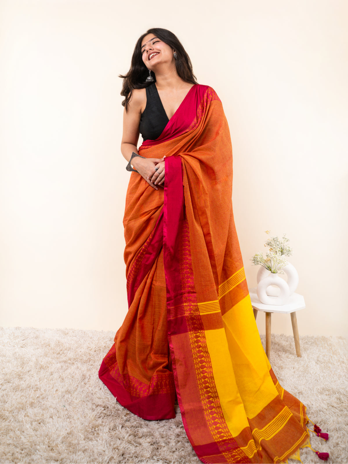 Pankhuri Cotton Saree
