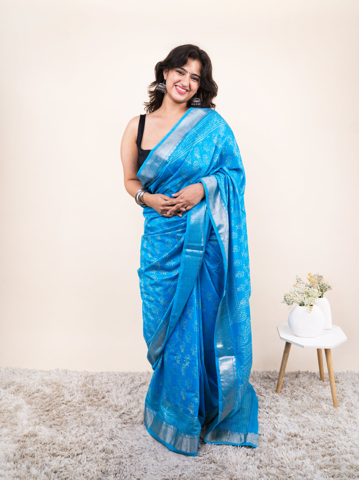 Baanvi Maheshwari Cotton Silk Saree