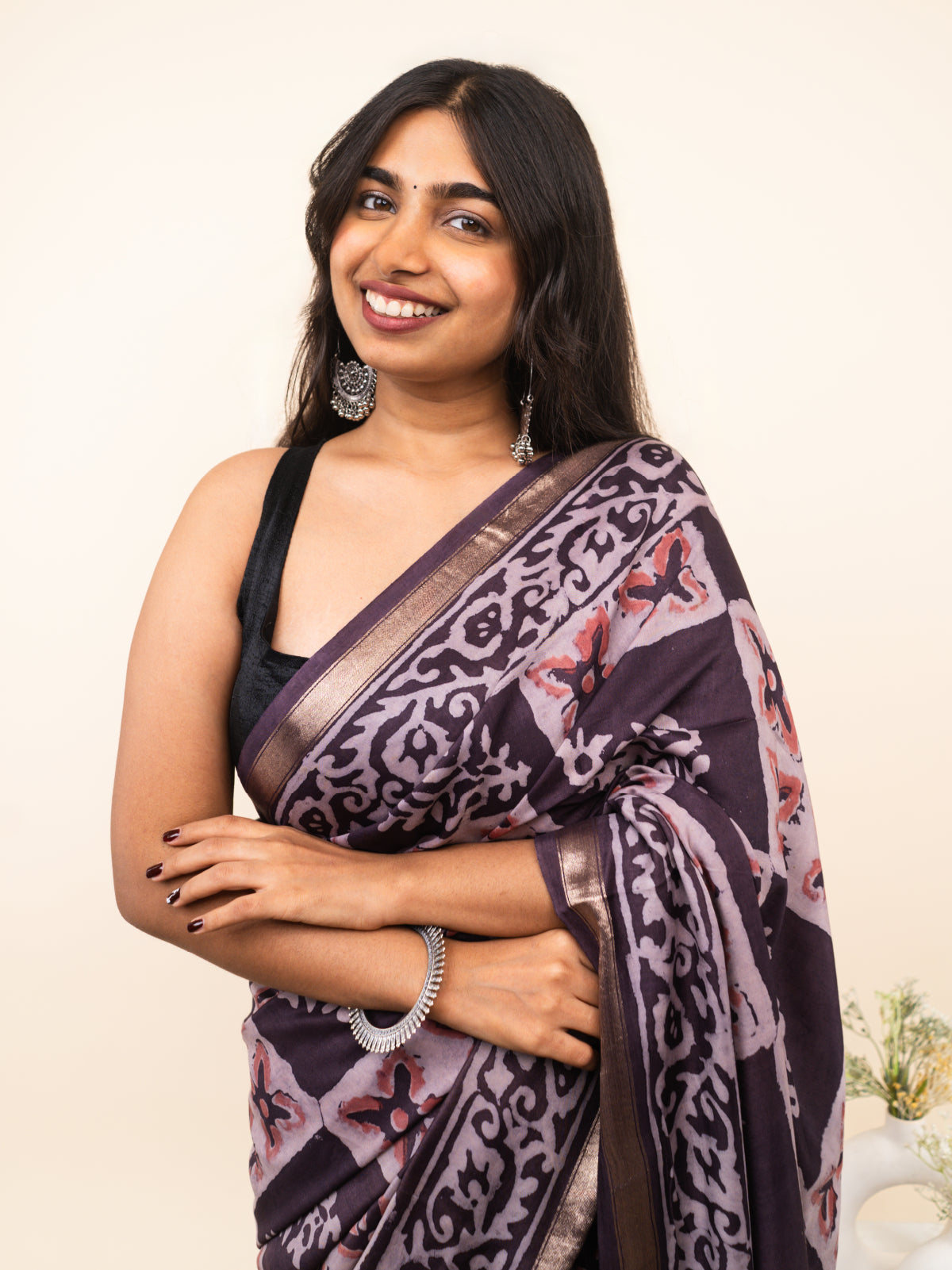 Flowing Glow Modal Silk Saree