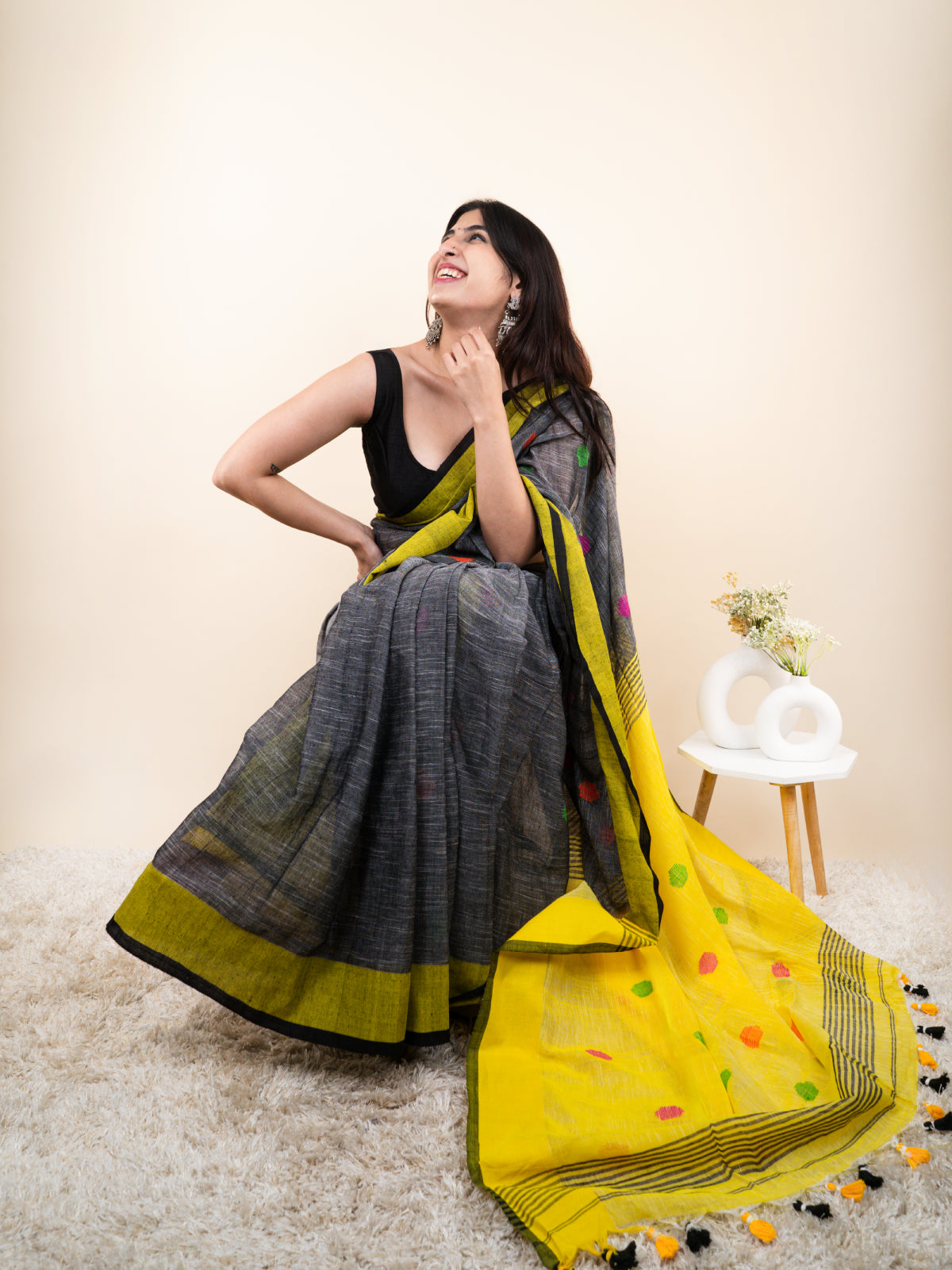Noorika Linen Saree