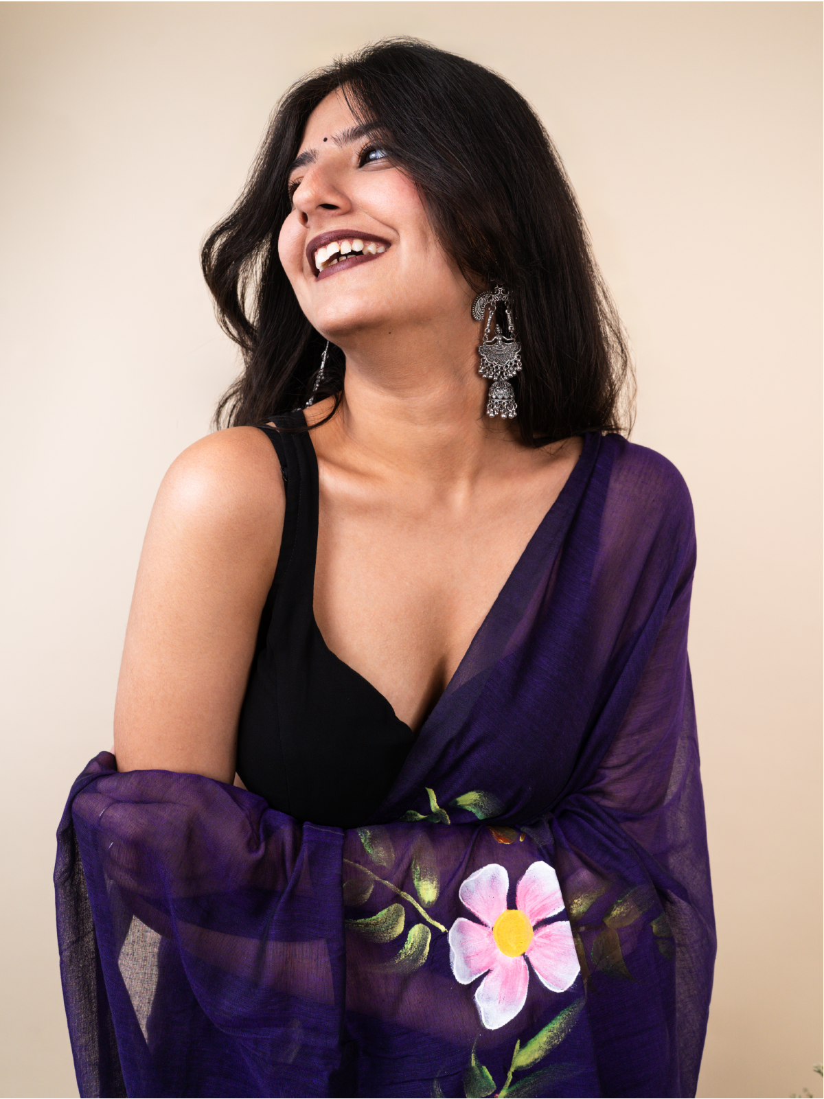 Brush & Bloom Mulmul Saree