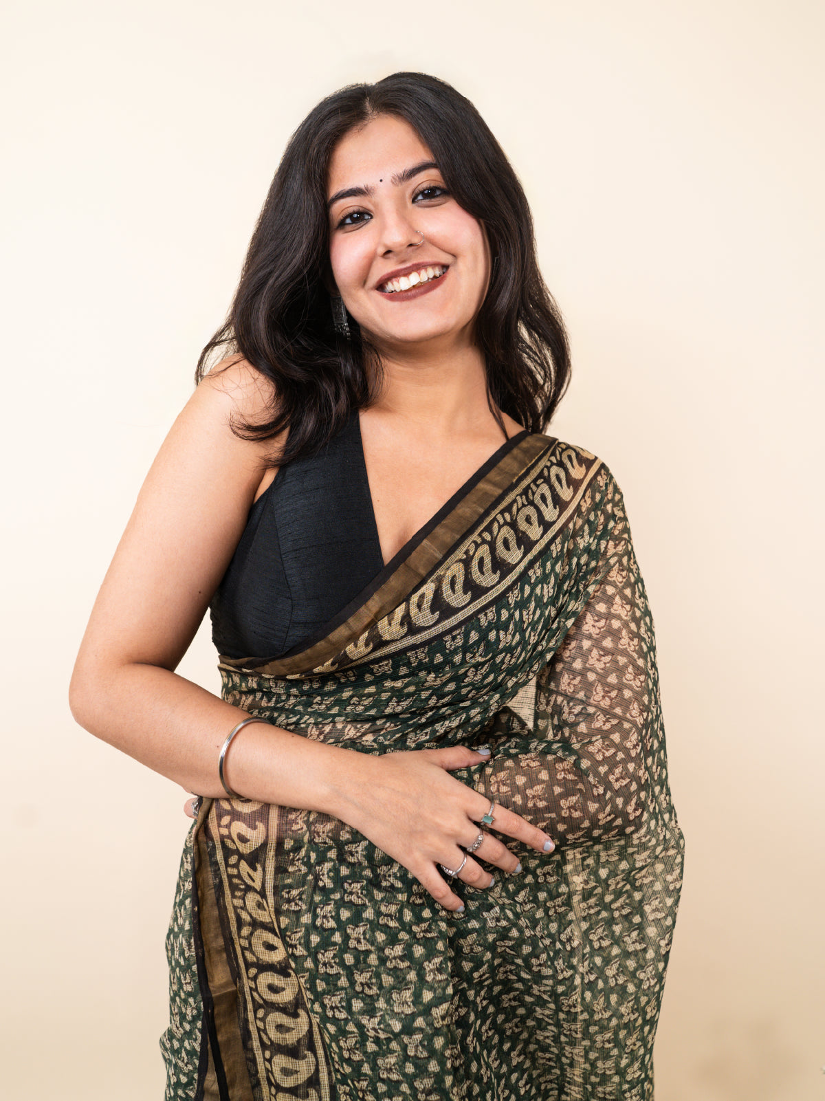 Bel Booti Kota Cotton Saree