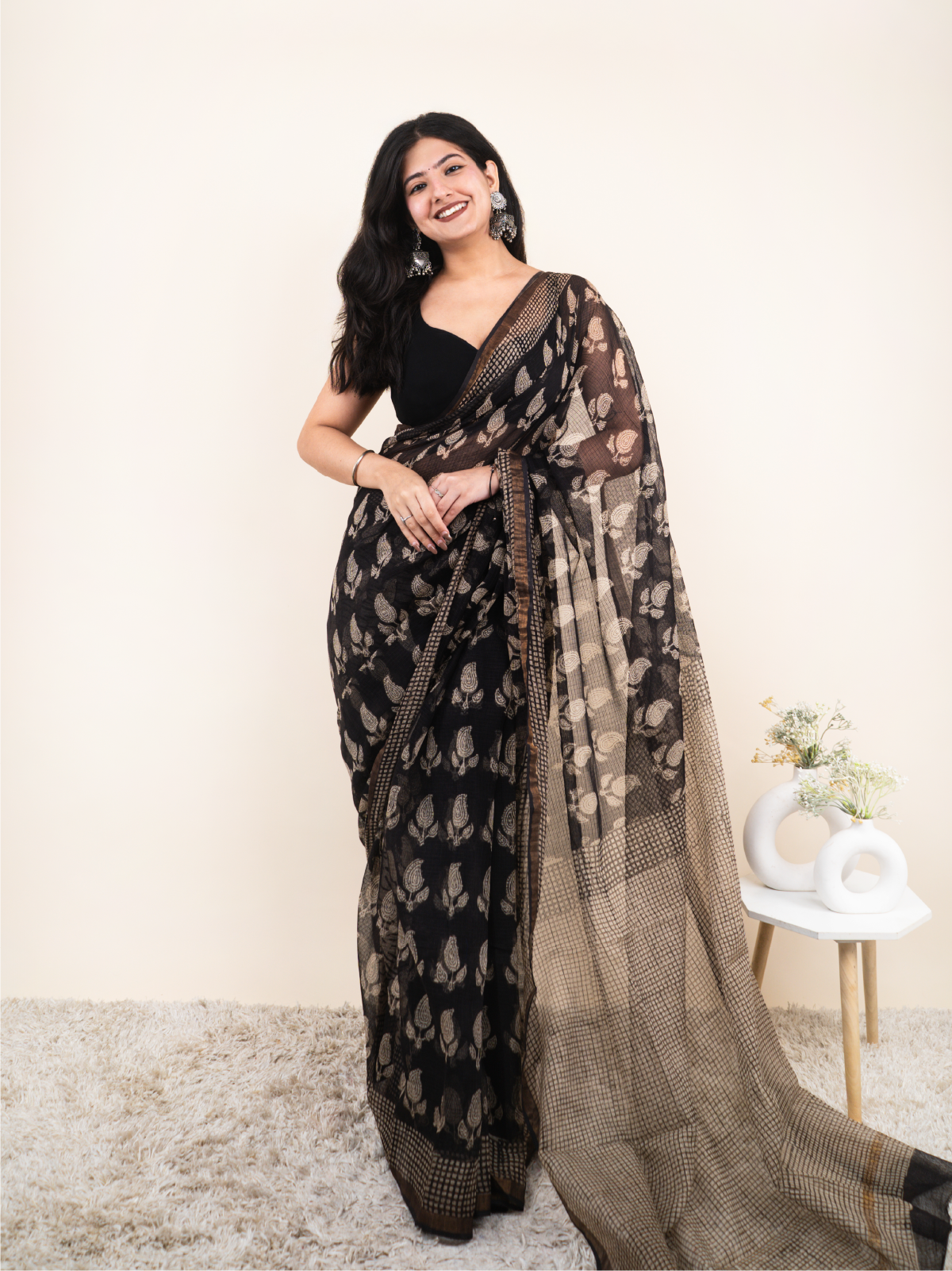 Shining Star Kota Cotton Saree