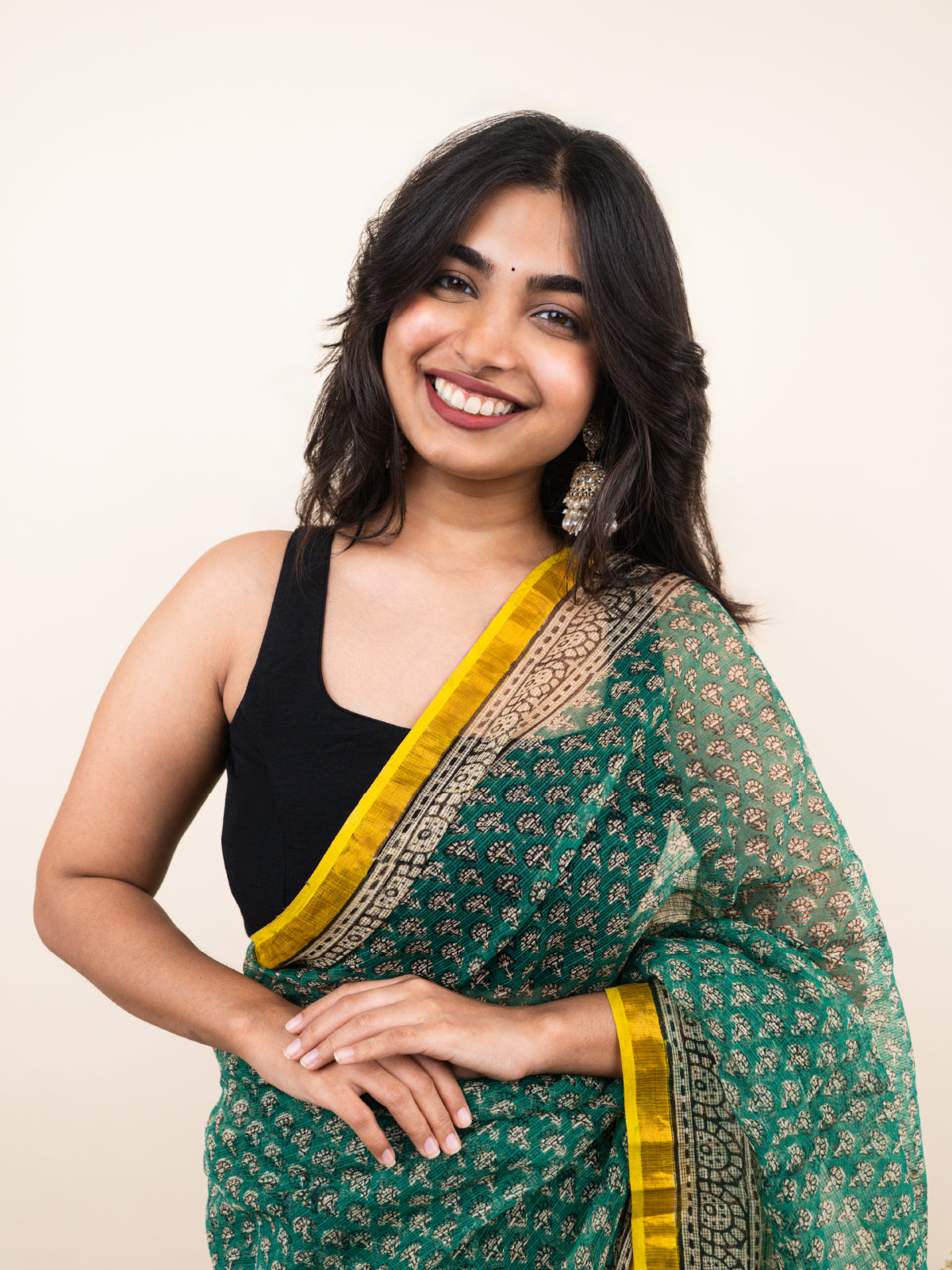 Royal Minimal Kota Cotton Saree