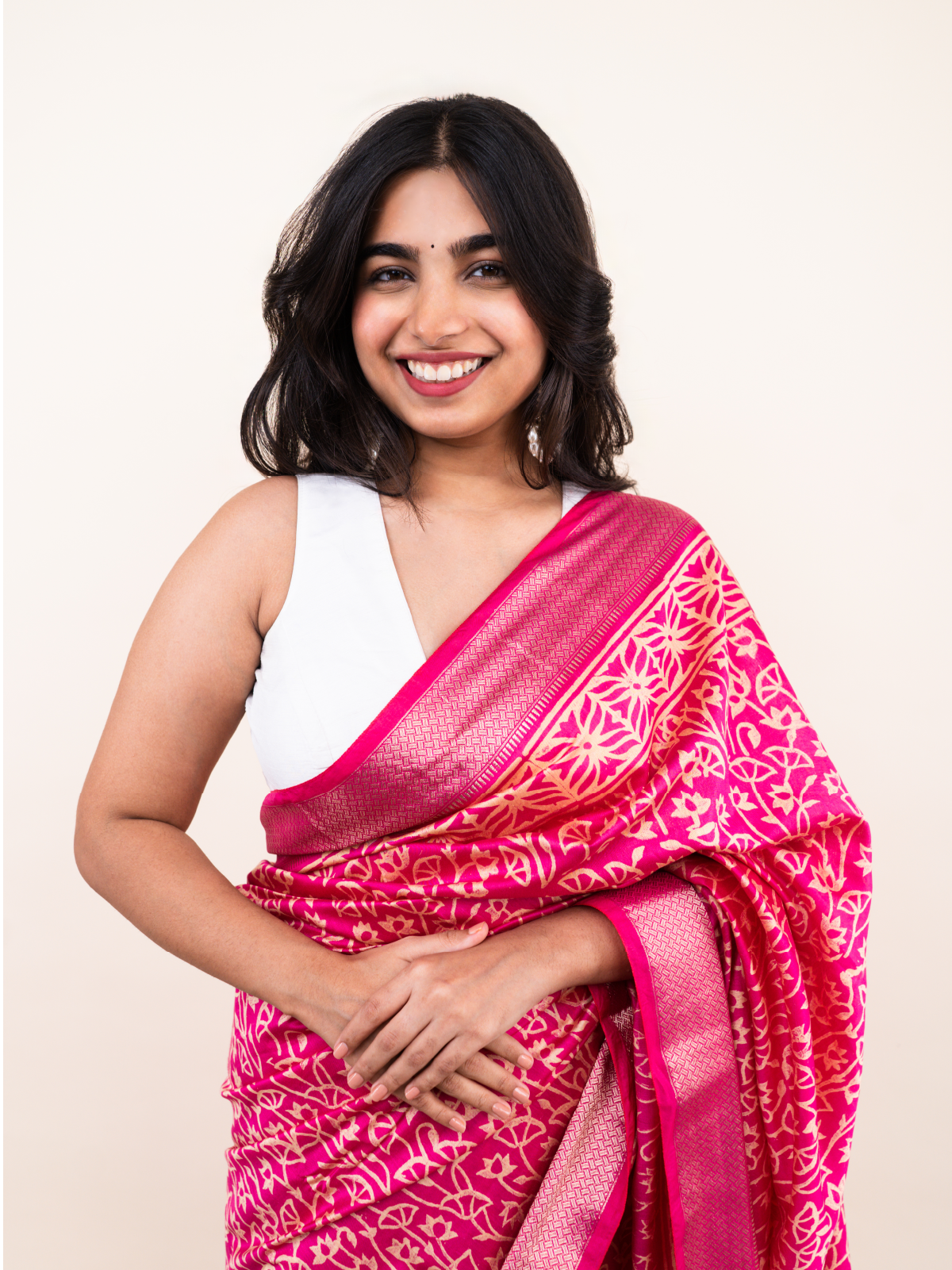 Rangrez Maheshwari Cotton Silk Saree