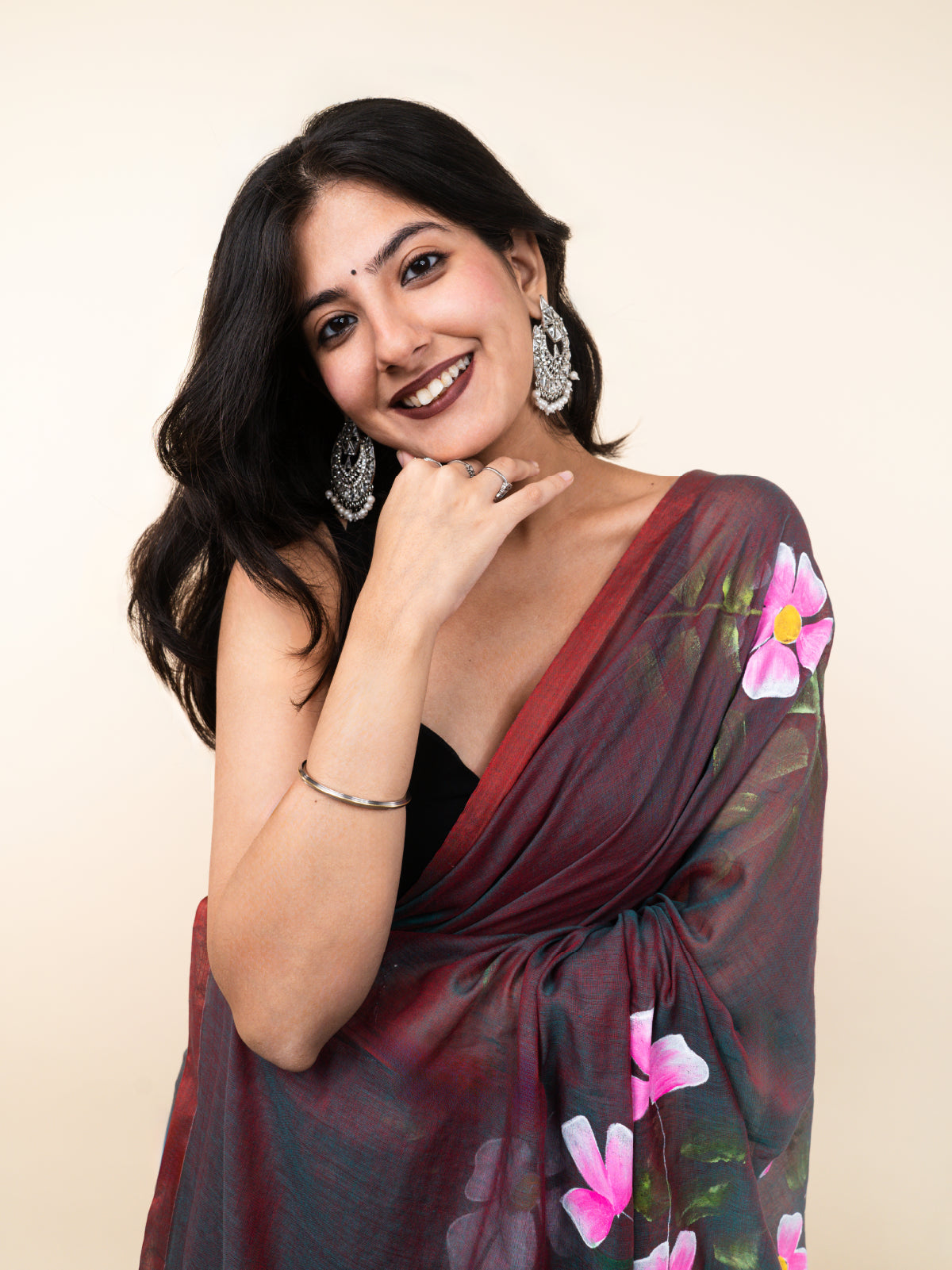 Royal Radiance Mulmul Saree