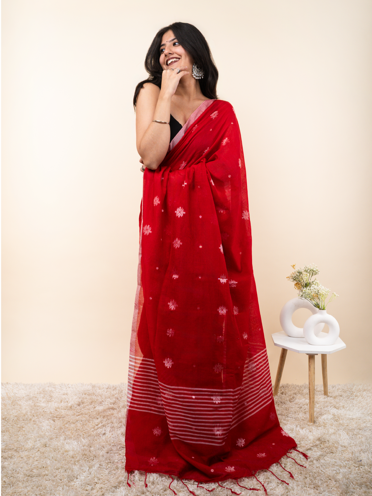 Dawn of Love Cotton Saree