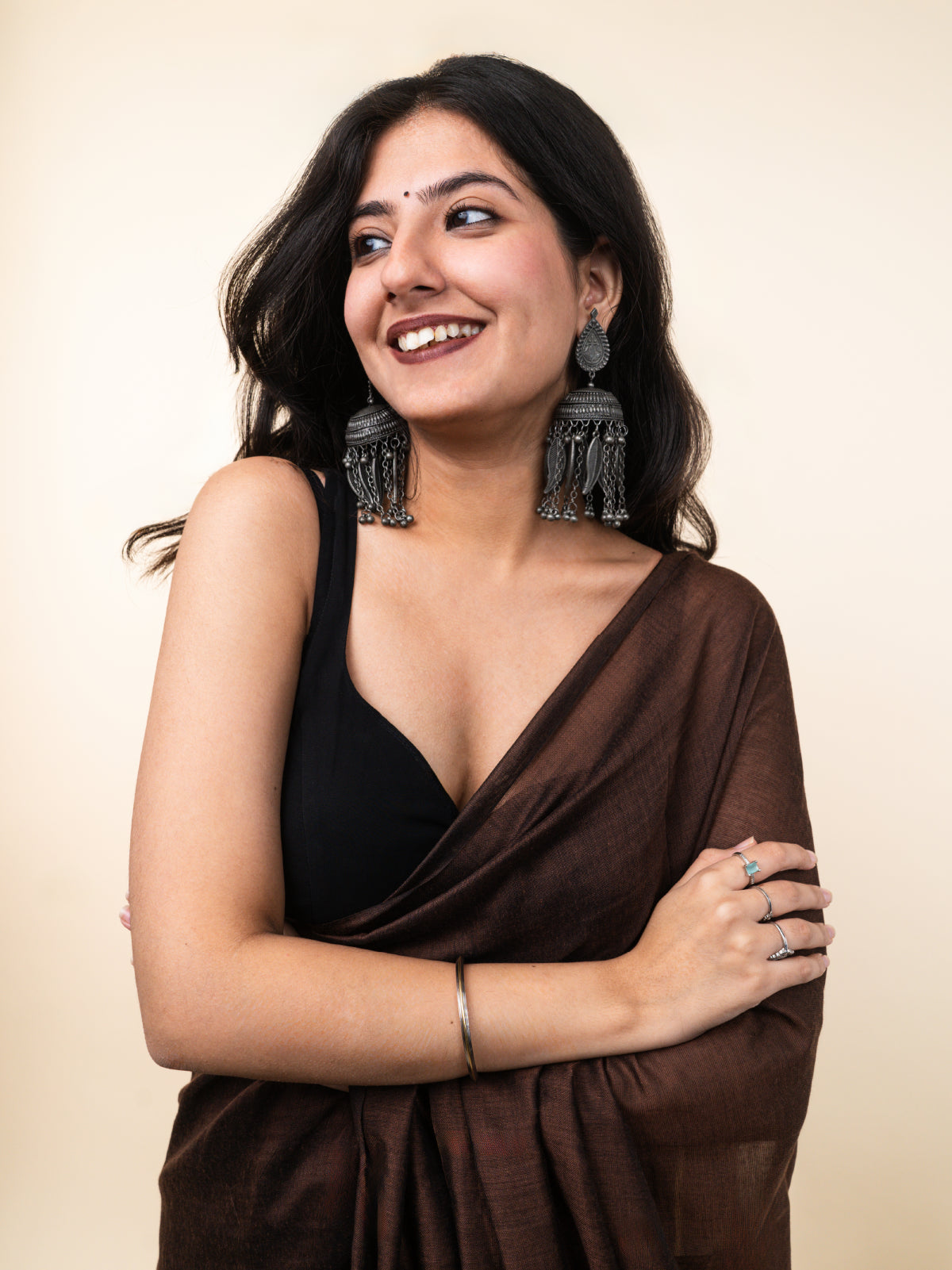 Choco Love Cotton Saree