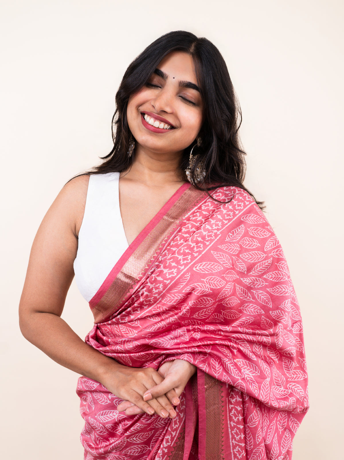 Husna Maheshwari Cotton Silk Saree