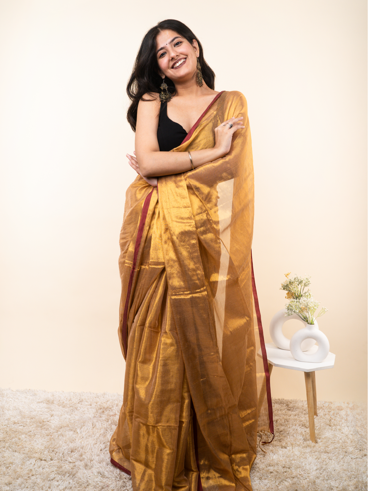 Misti Cotton Tissue Saree