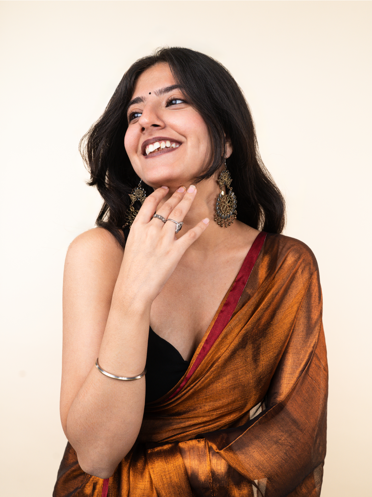 Fatafati Cotton Tissue Saree