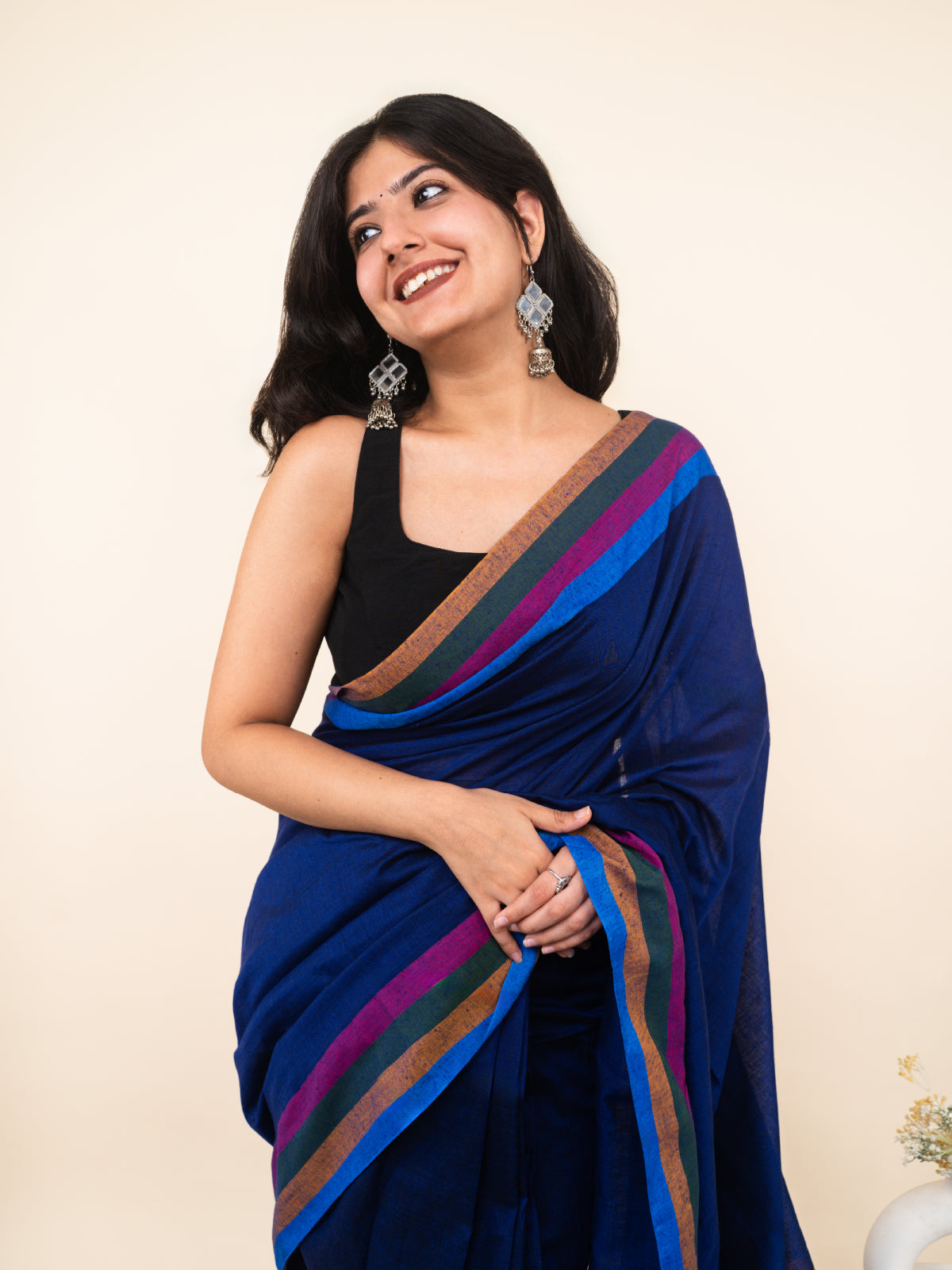 Blue Breeze Cotton Saree