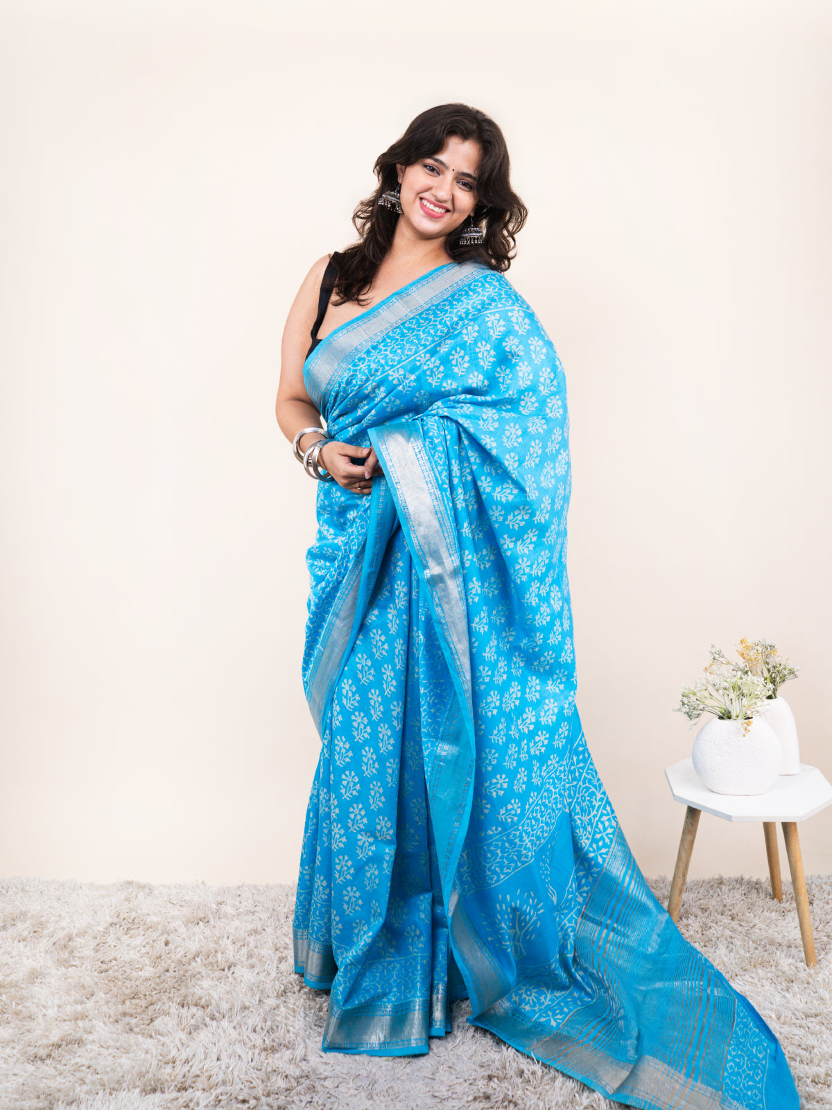 Saheja Maheshwari Cotton Silk Saree