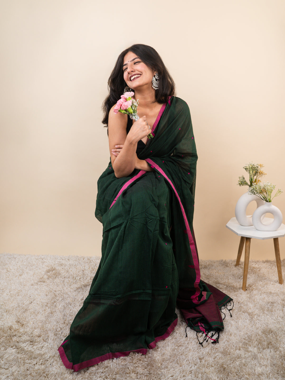 Paarijaat Cotton Saree