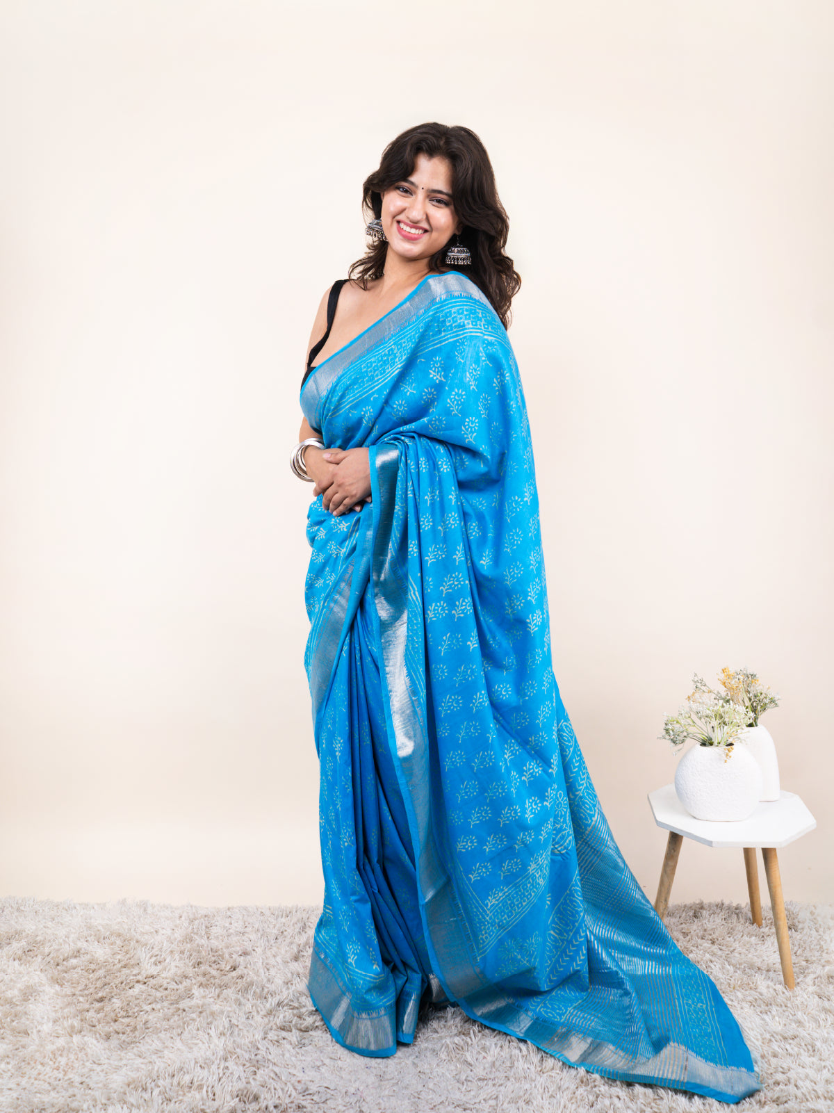 Baanvi Maheshwari Cotton Silk Saree