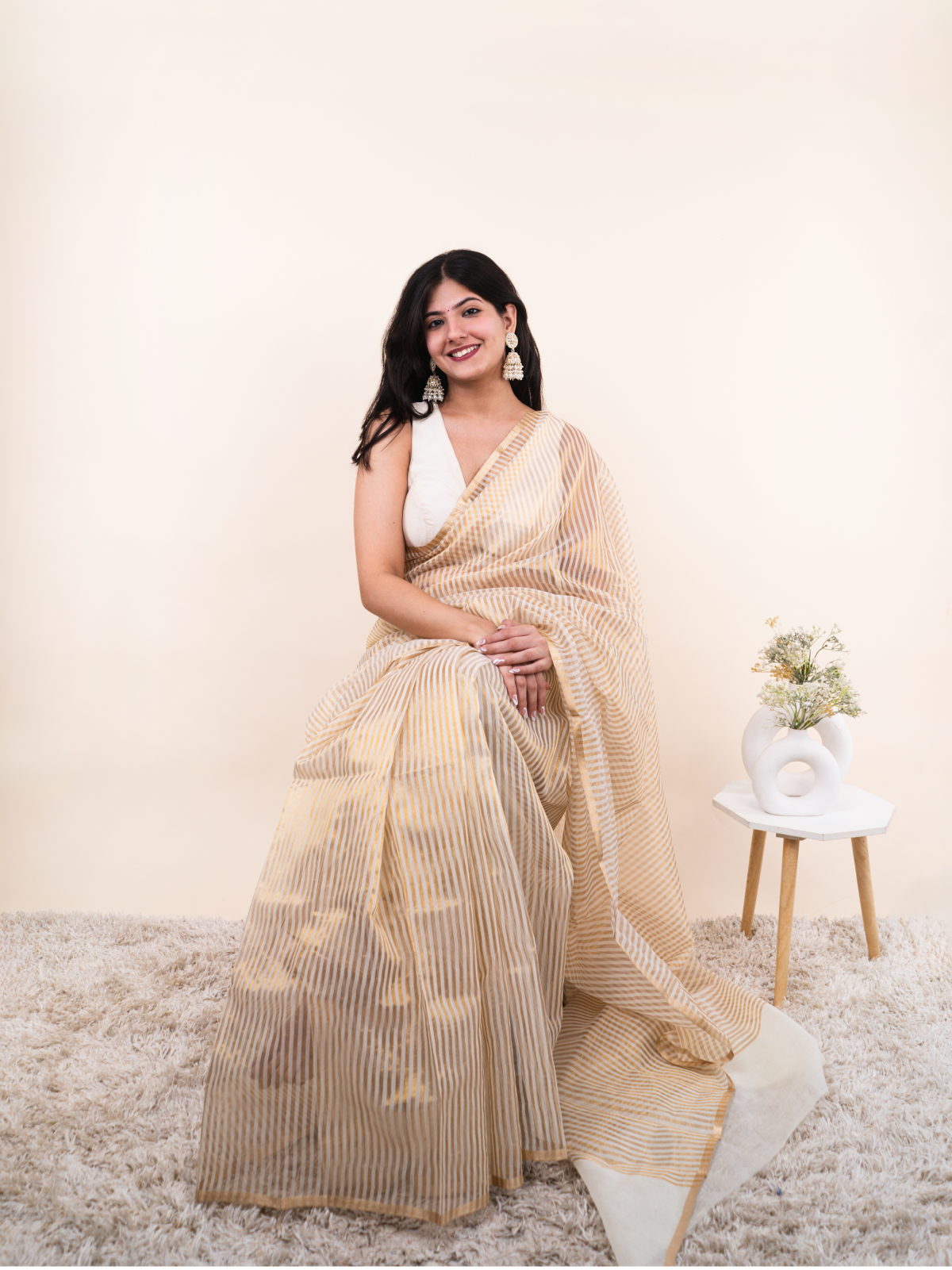 Goldkiss Organza Silk Saree