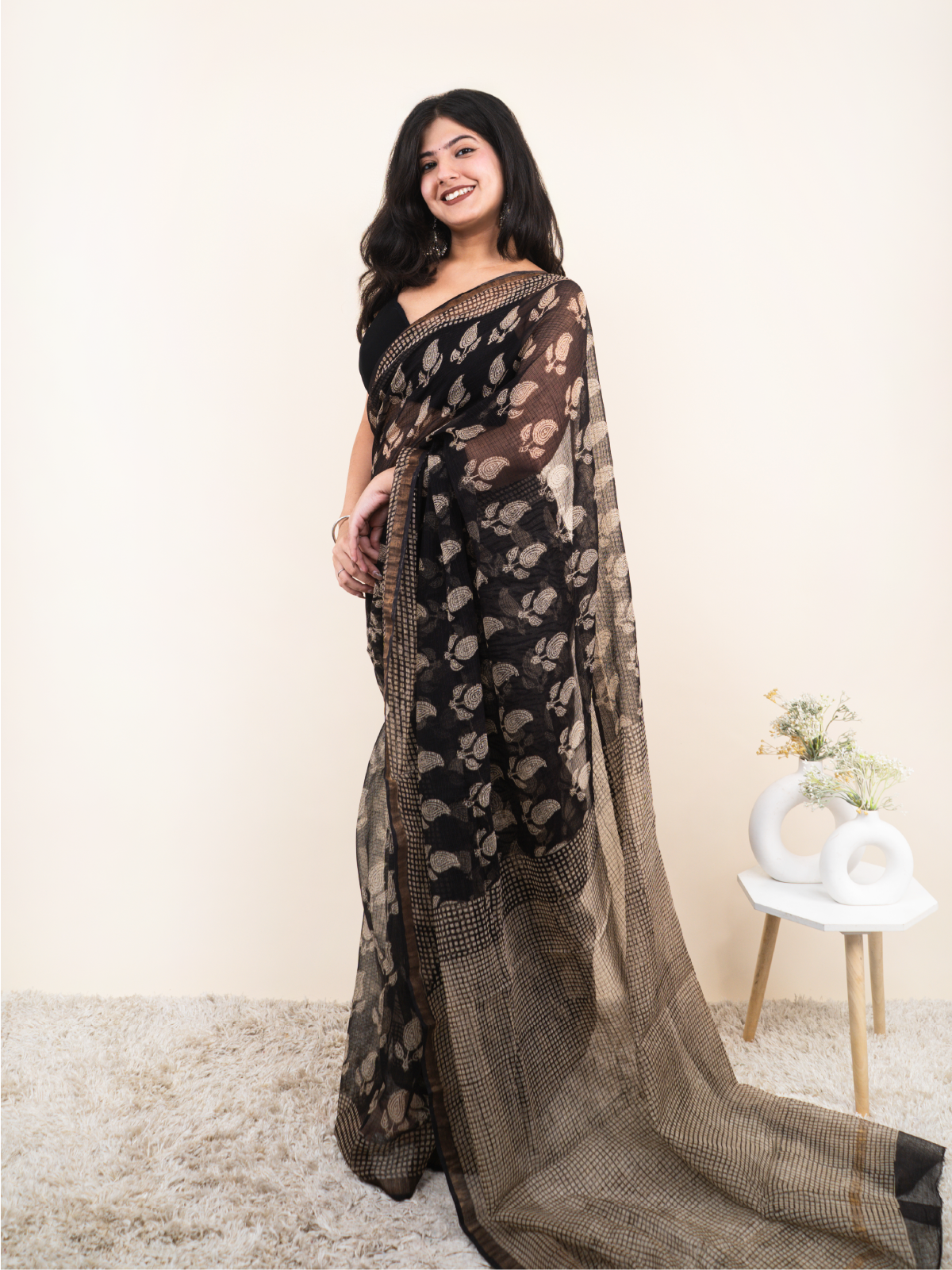 Shining Star Kota Cotton Saree