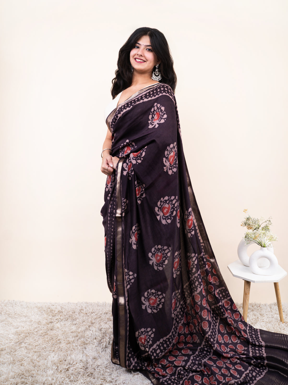 Nooristan Modal Silk Saree