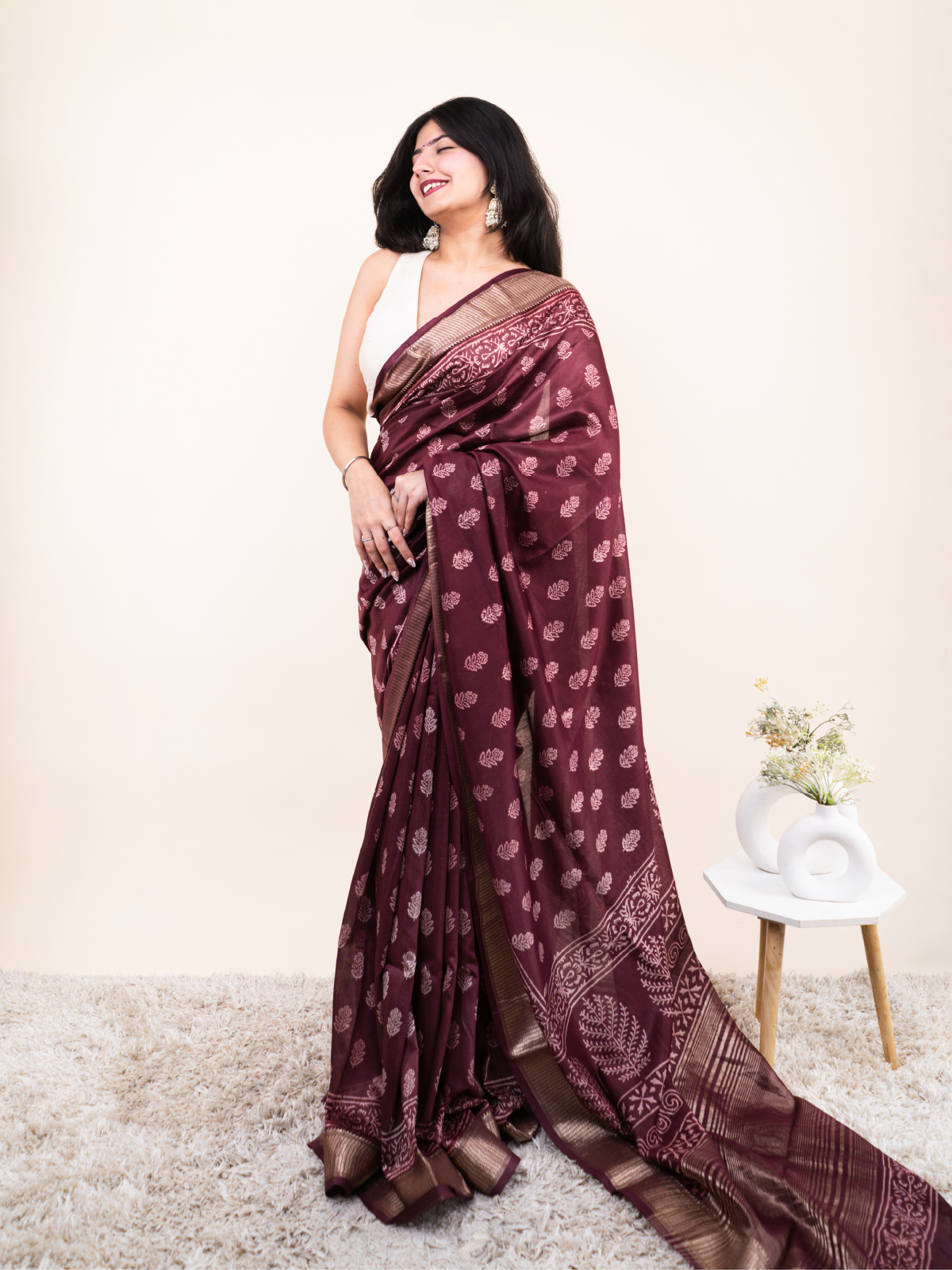 Riwaa Maheshwari Cotton Silk Saree