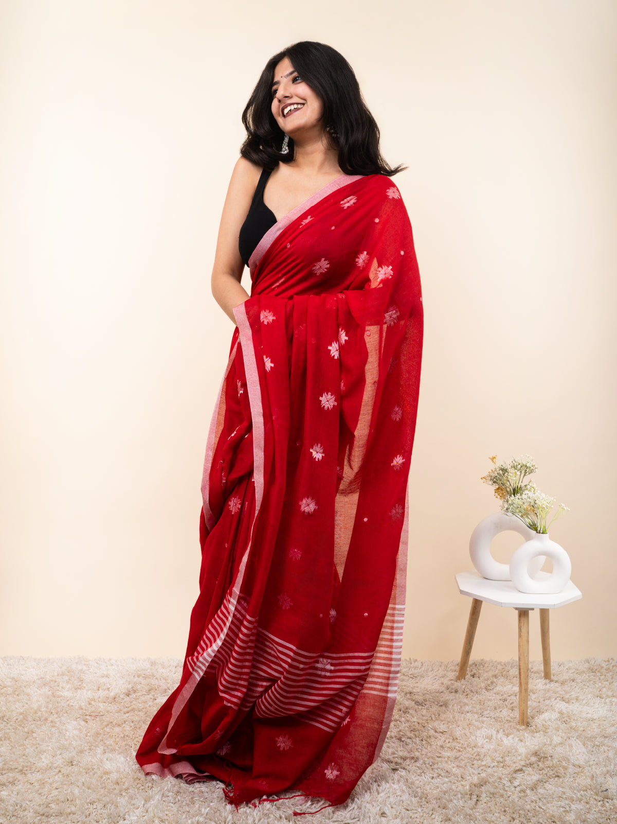 Dawn of Love Cotton Saree