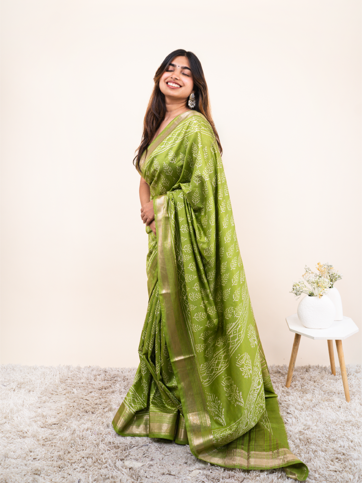 Lehar Maheshwari Cotton Silk Sarees