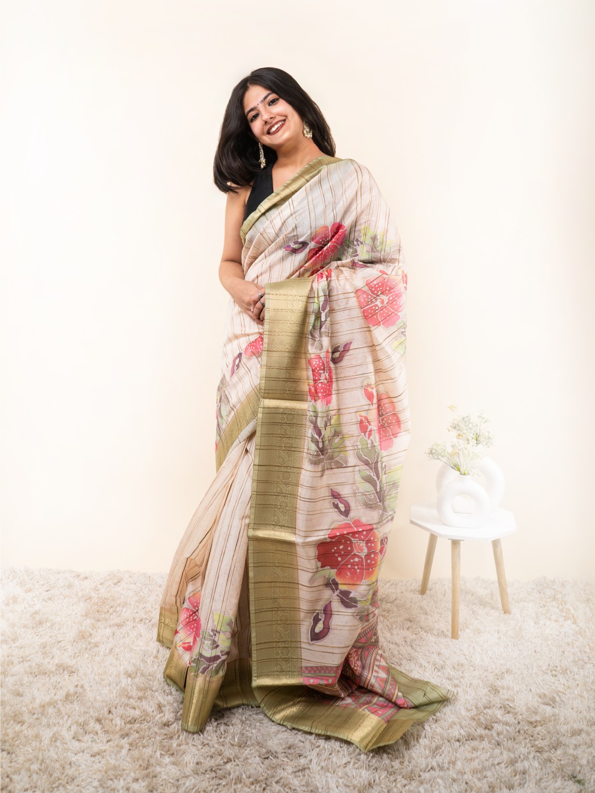 Desi Wrap Cotton Silk Saree