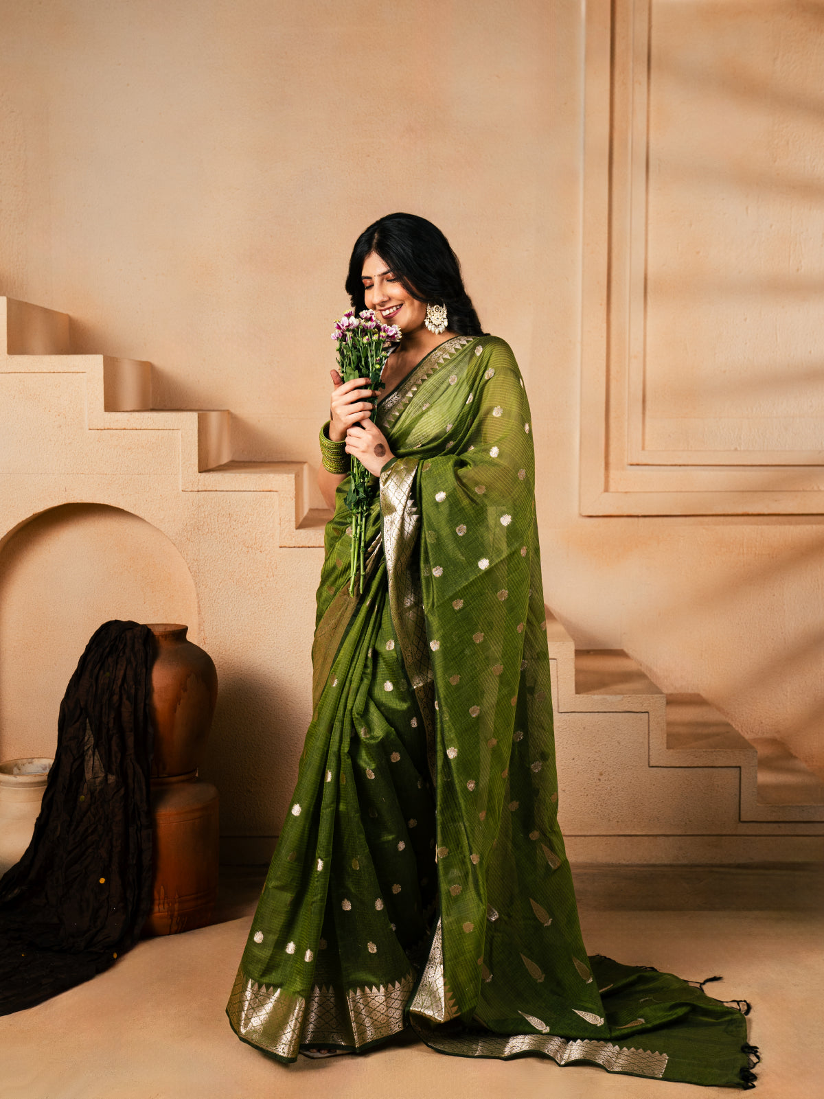 Noor Jaal Banarasi Cotton Saree