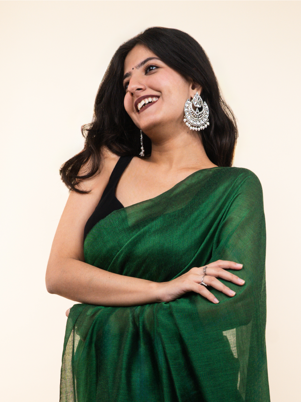 Leafy Cotton Saree