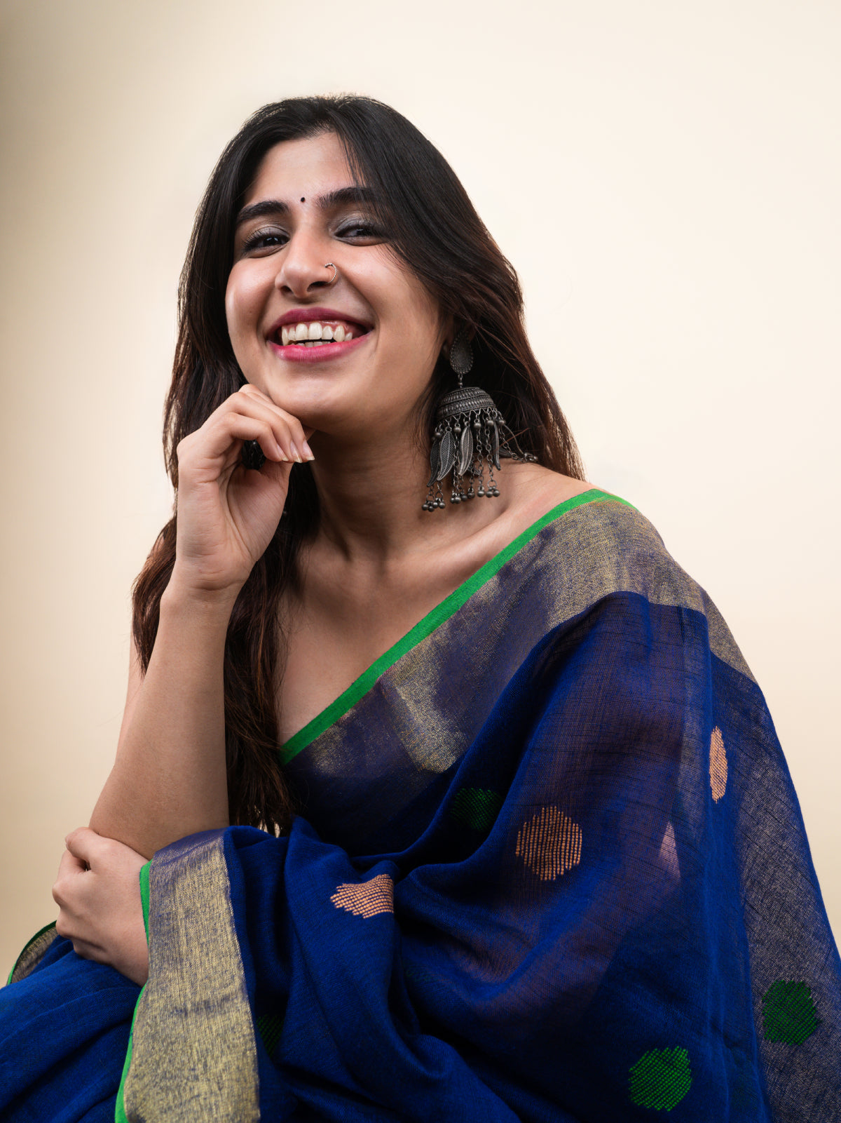 Rajmohini Linen Saree