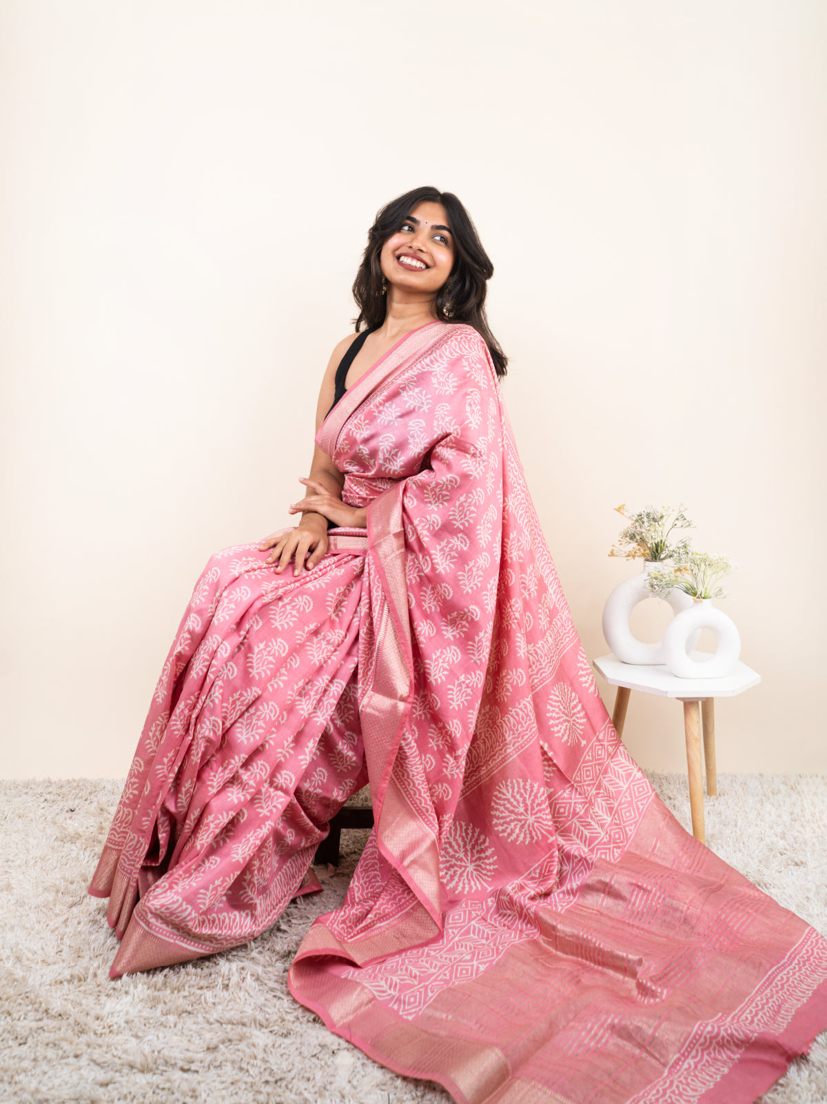 Sound of Maheshwari Cotton Silk Saree
