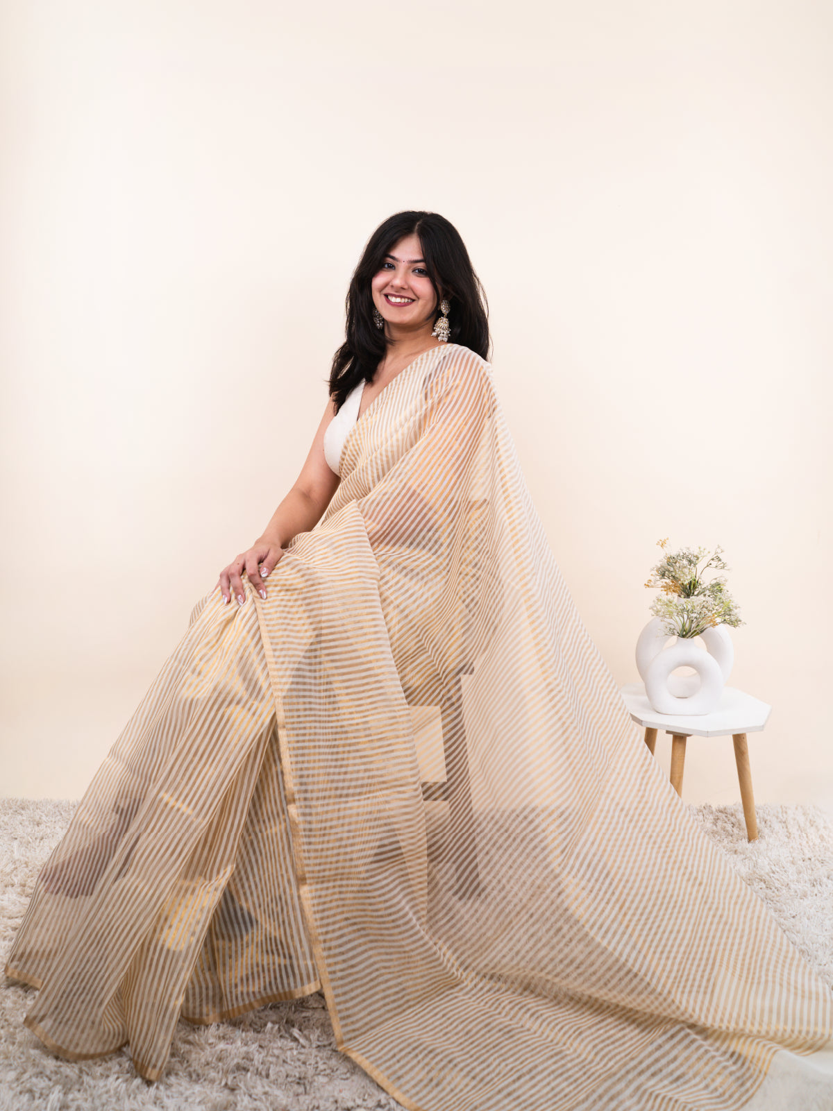 Goldkiss Organza Silk Saree