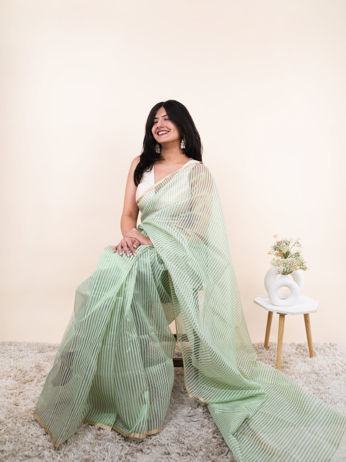 Mist and Moon Organza Saree