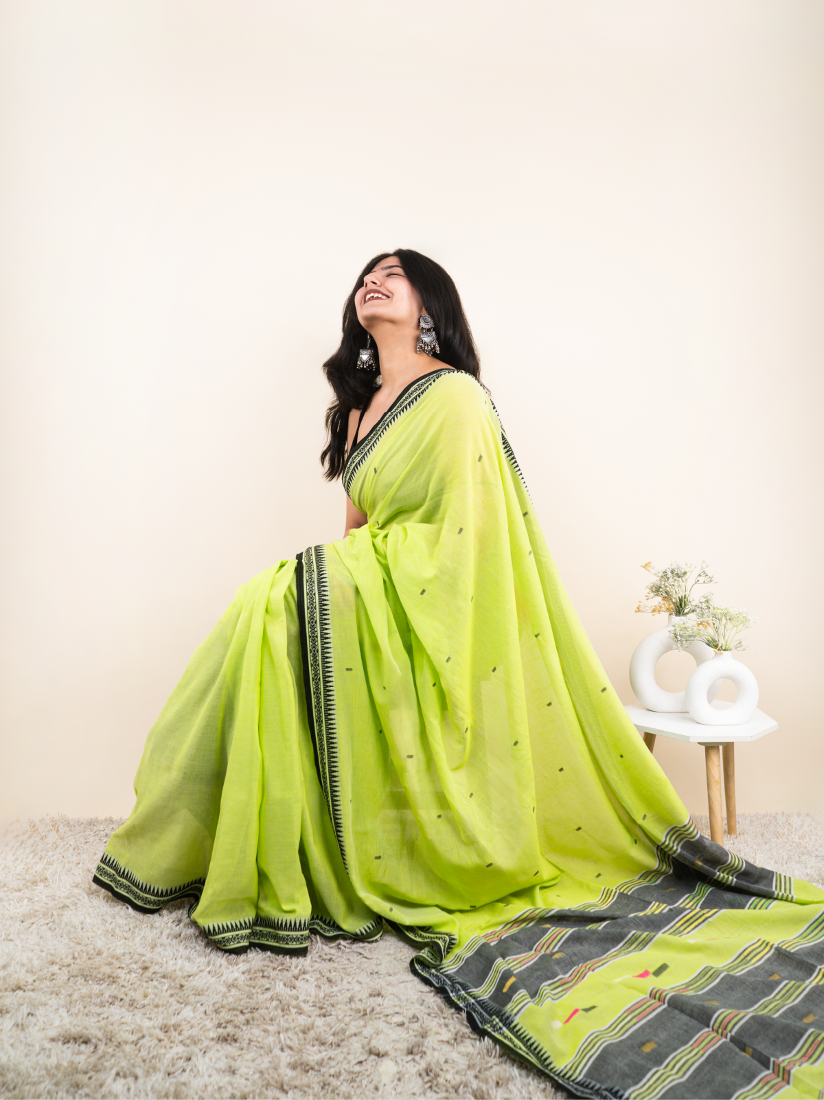 Sonpari Mulmul Saree